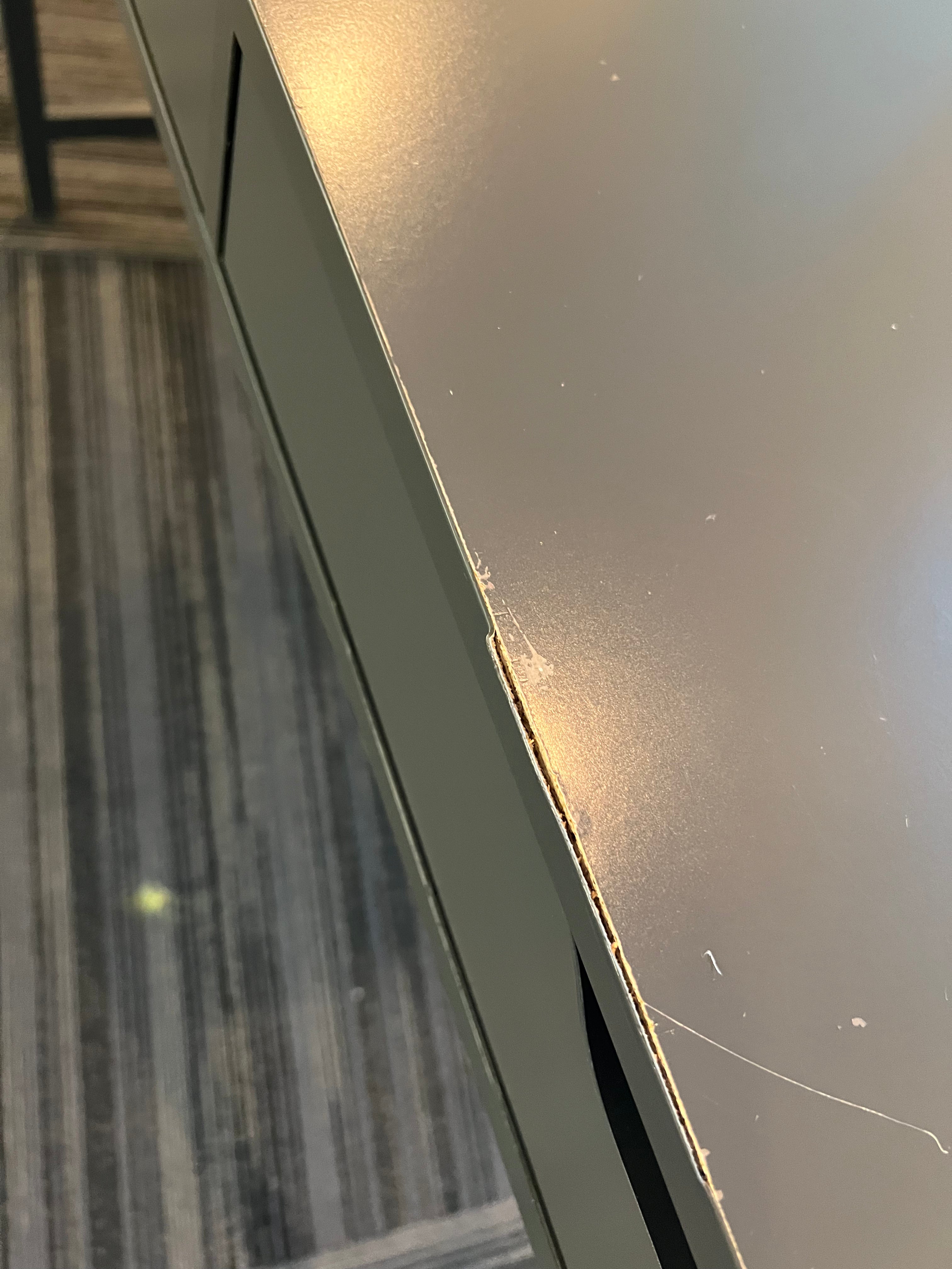 Grey Flip-Up Space-Saving Bedroom Desk