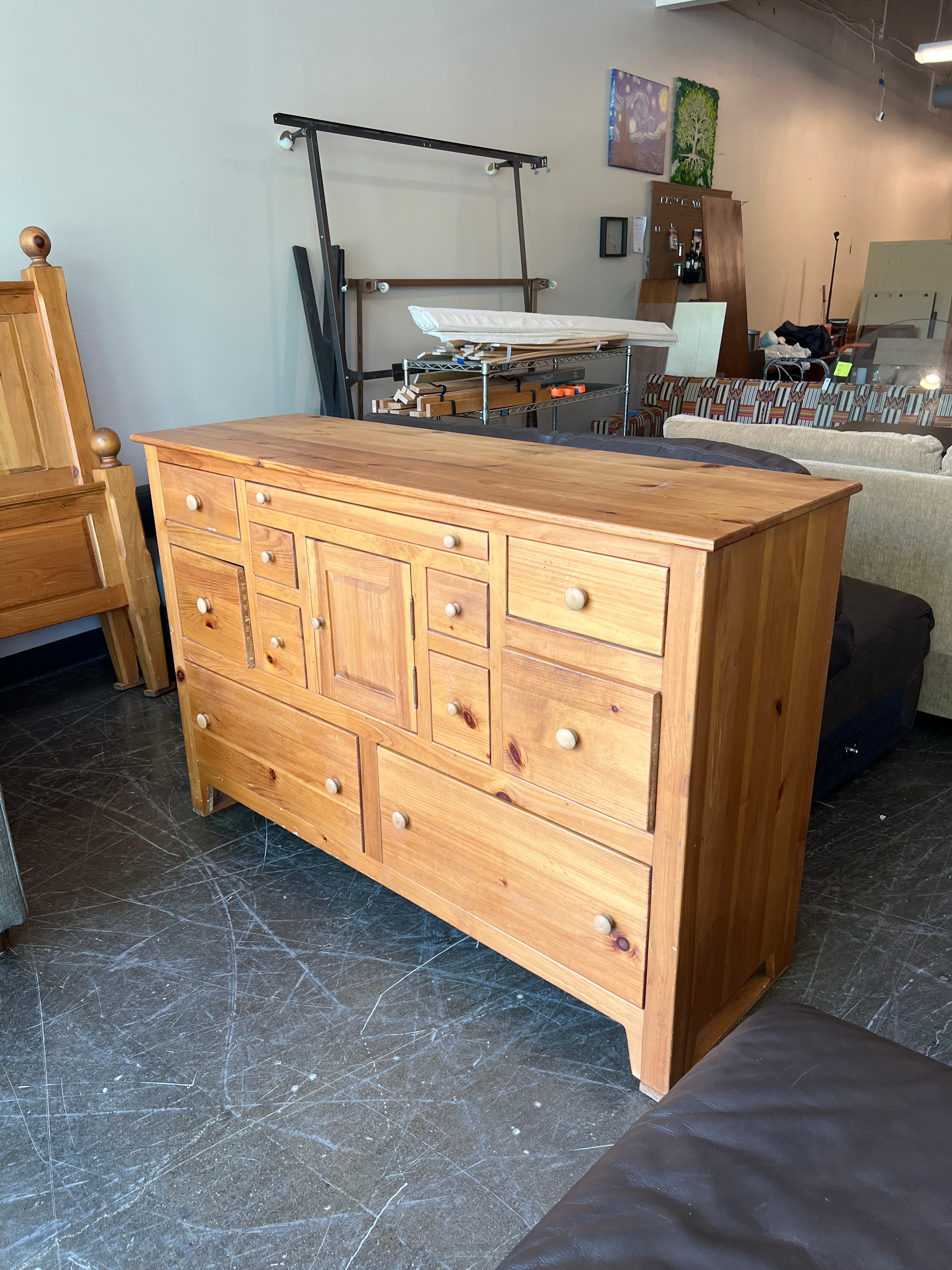 American Vintage Borkholder Amish Crafted Dresser or Sideboard