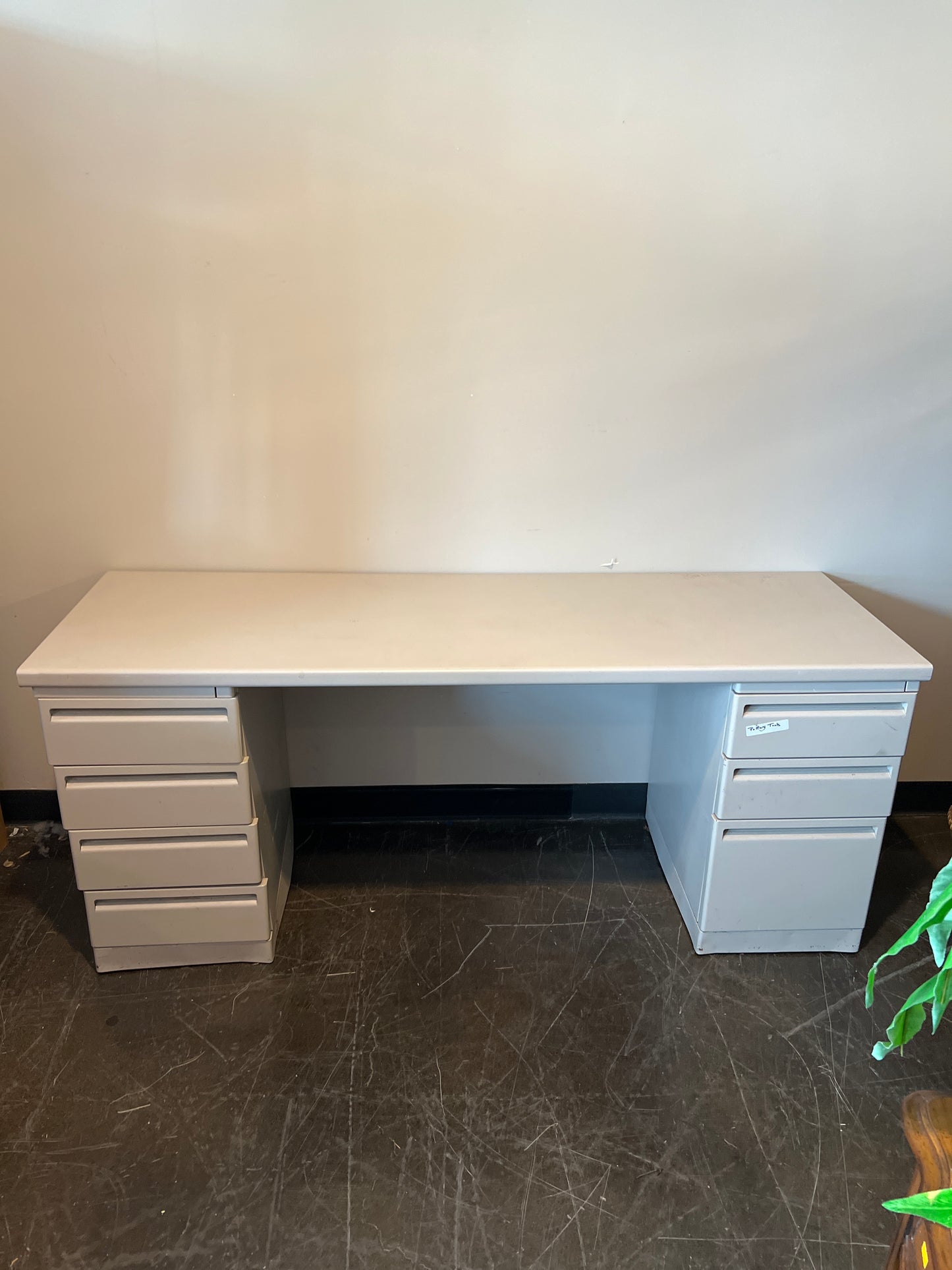 Haworth Double Pedestal Office Desk