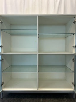 Glass Storage Hutch