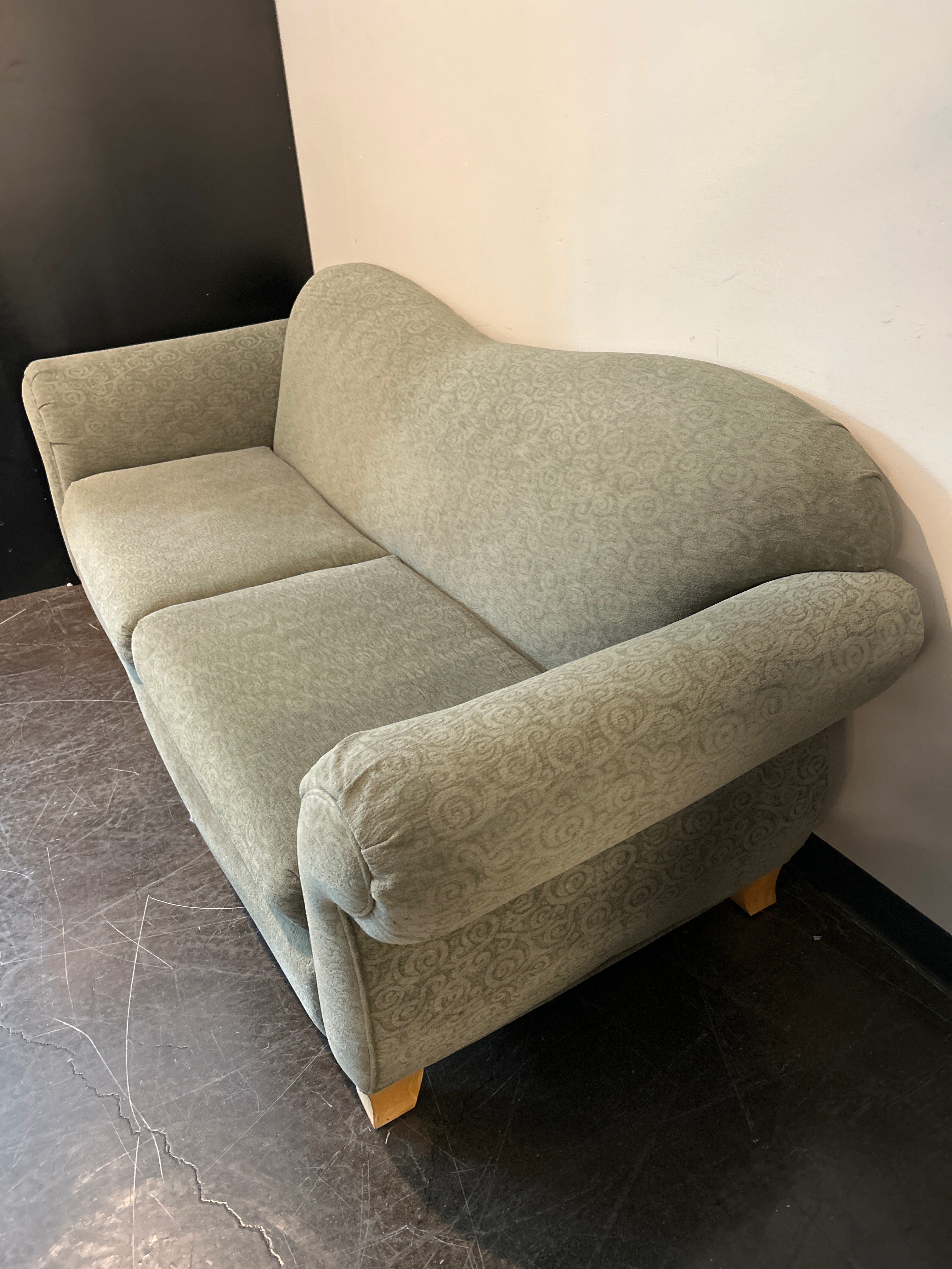 Elegant Rolled-Arm Sofa