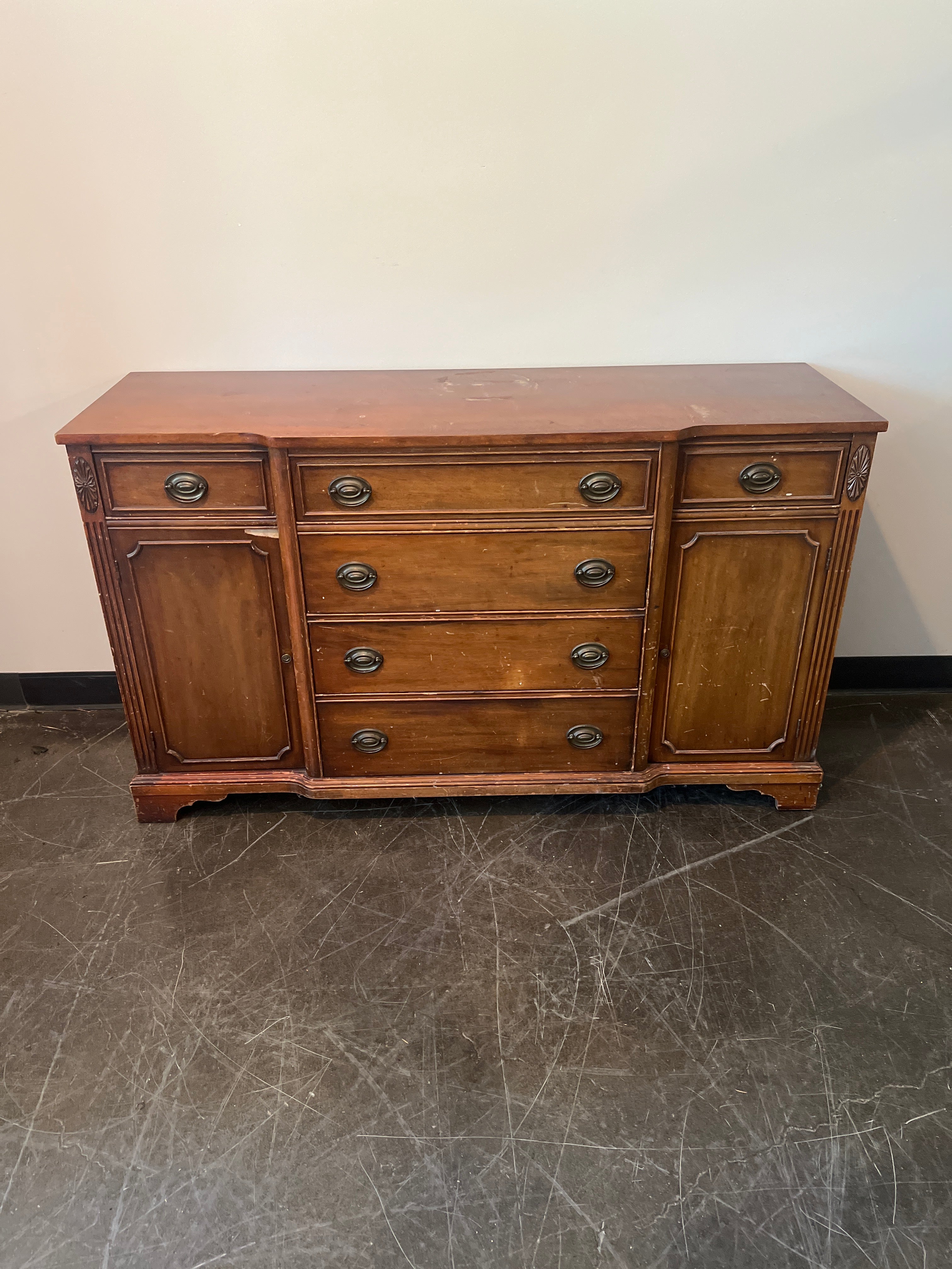Bernhart Vintage Solid Wood Buffet / Sideboard / Dresser