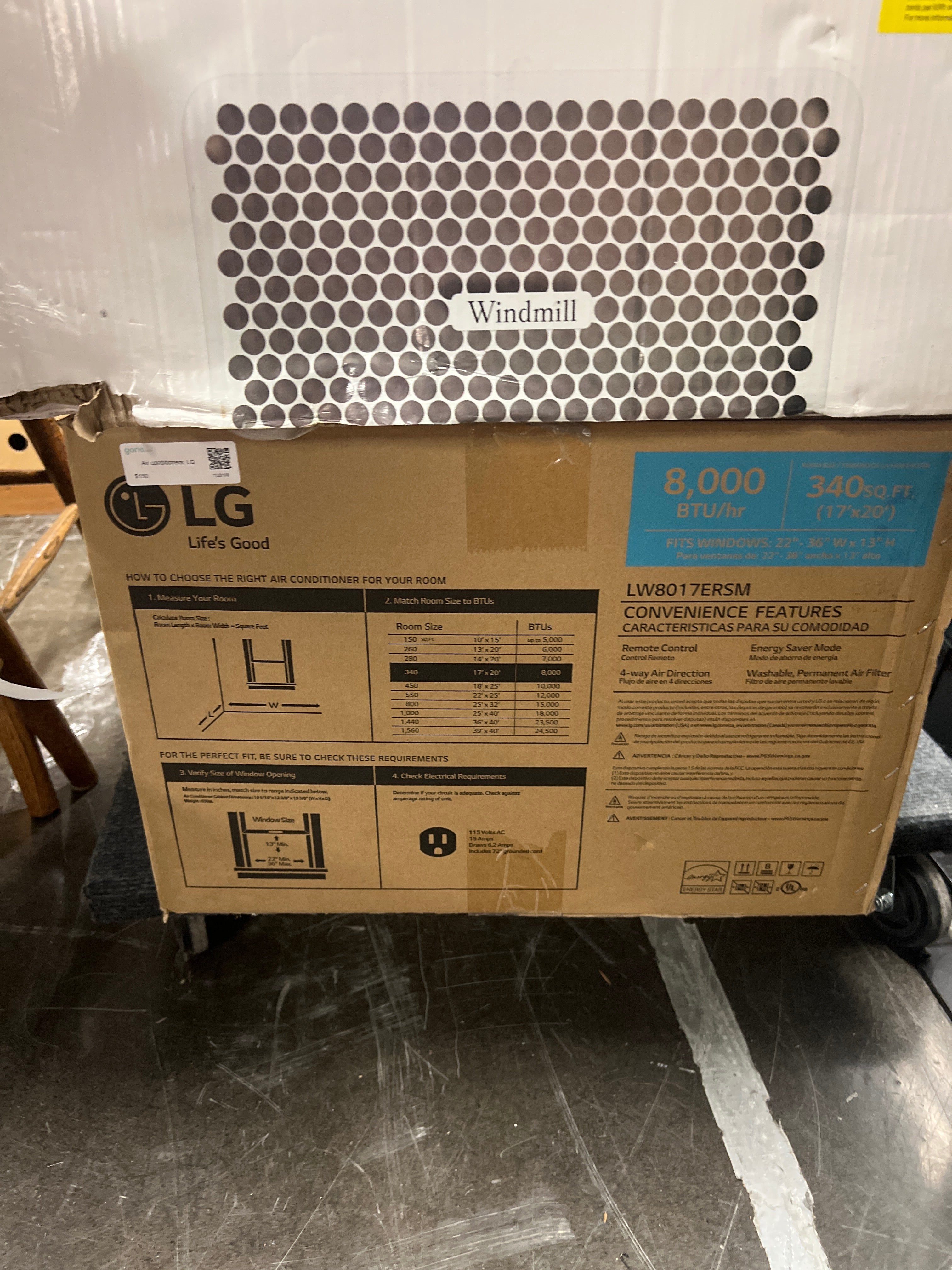 Air Conditioners: LG or Windmill