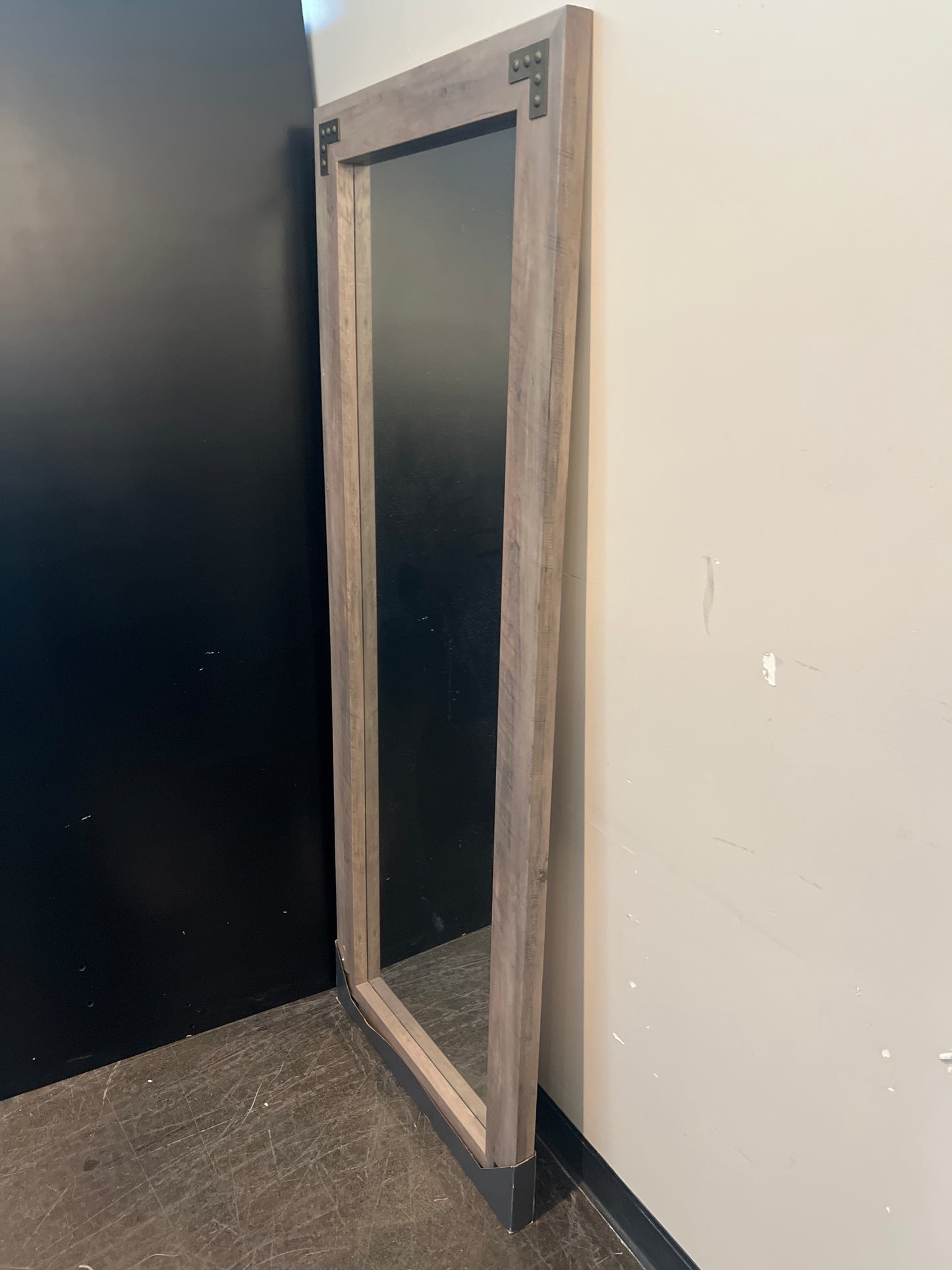 Full-Length Wood Frame Mirror