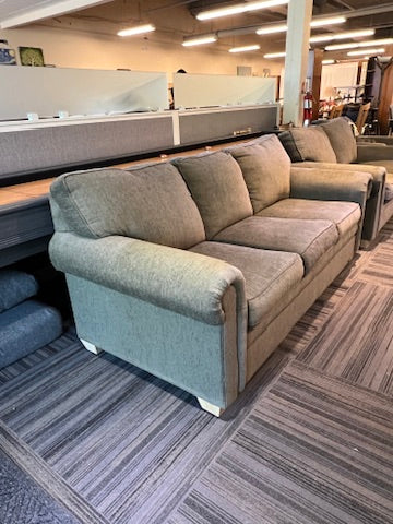 Flex Steel Three Seat Sofa, Gray