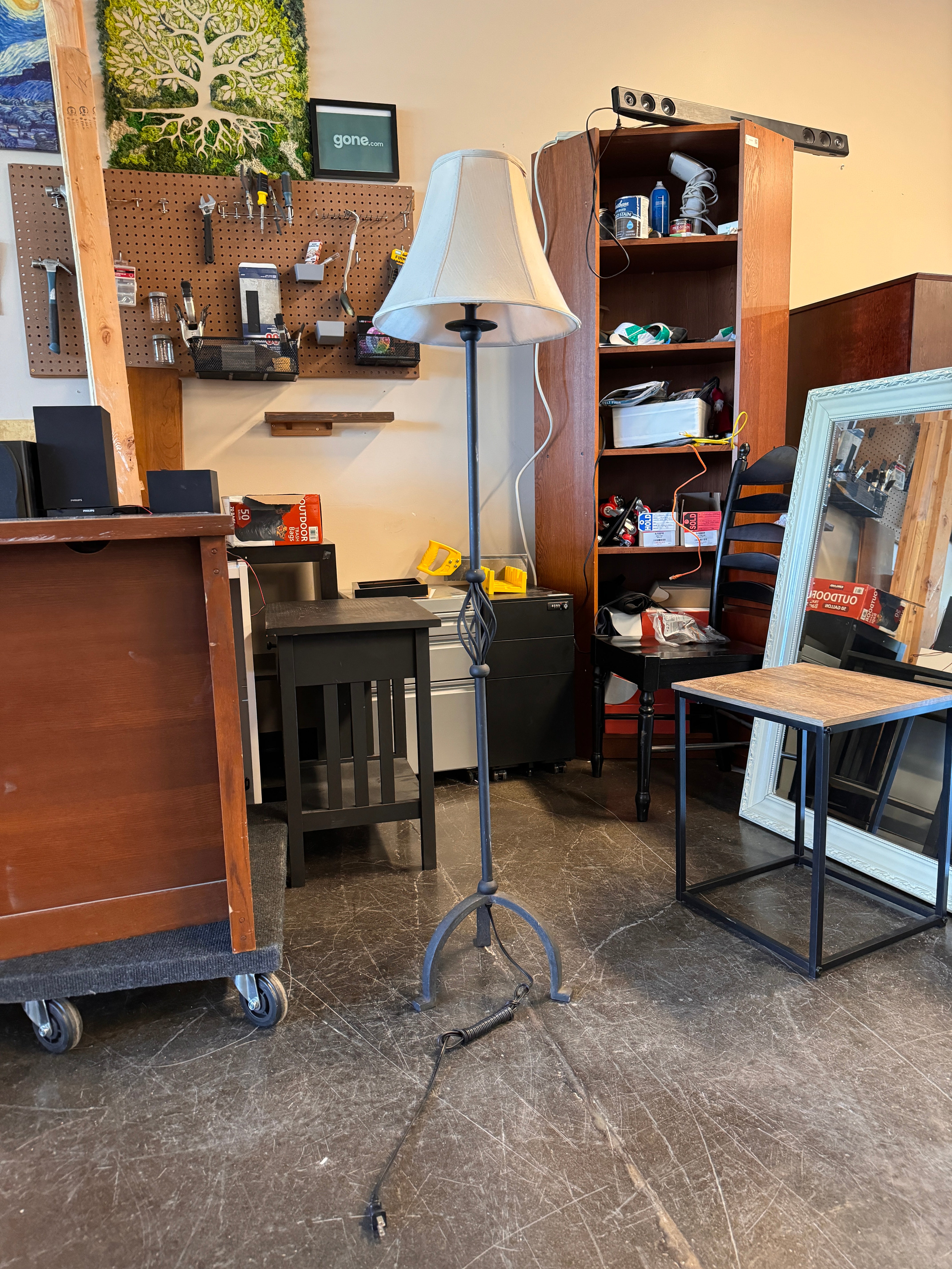 Black Tuscan Table Lamp