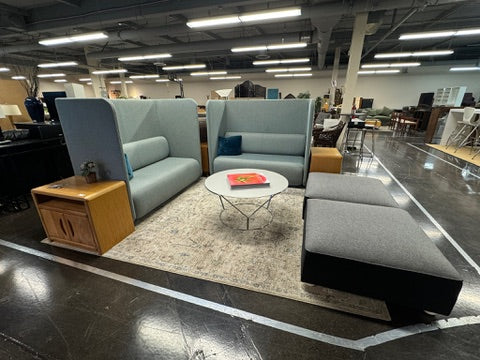 Camira Main Line Flax: Bayswater | Mid Century Wool Upholstery Fabric Chapelle is a series of privacy lounge seating Bernhardt Design