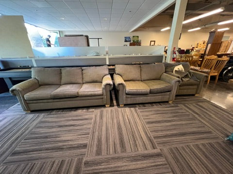 Flex Steel Love Seat, Gray