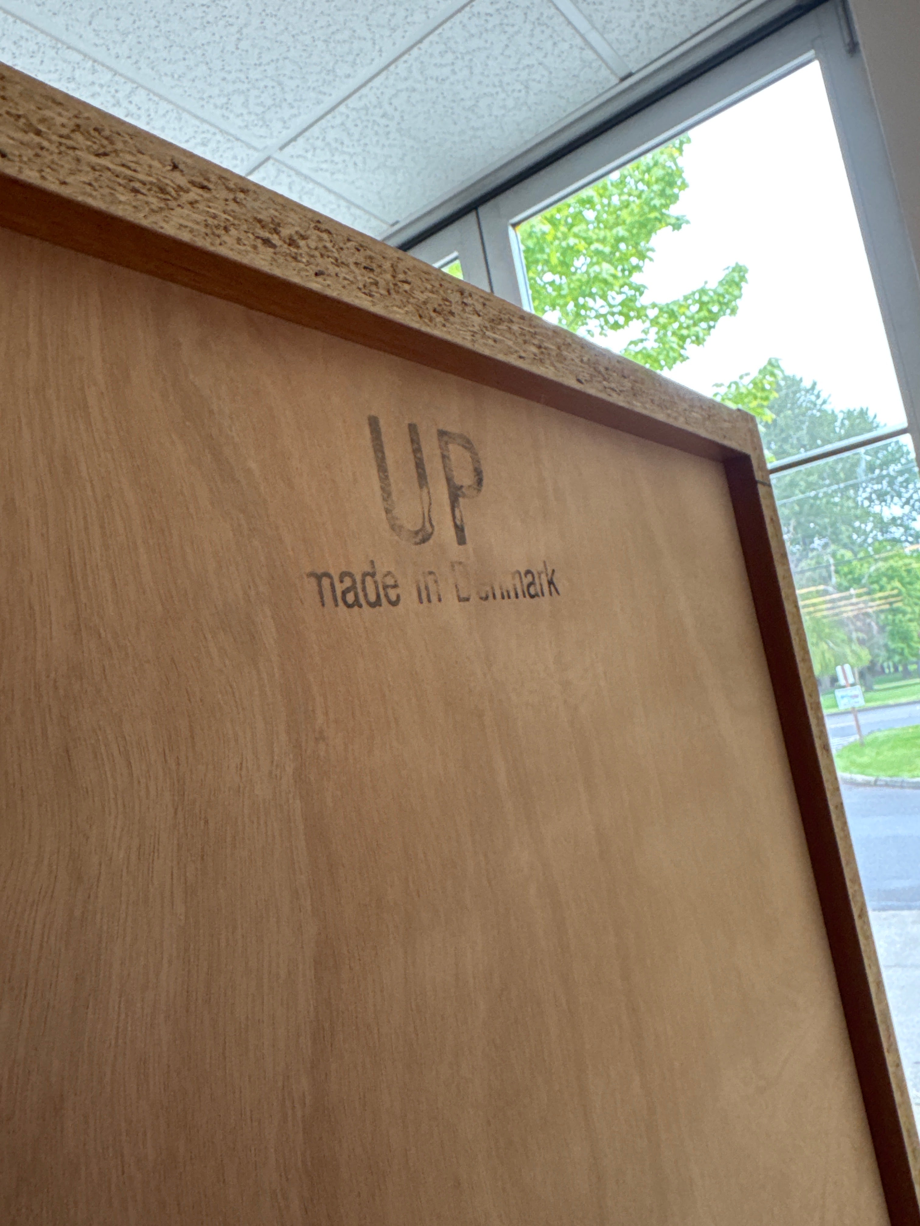 Narrow Maple Bookcase with Six Shelves, Made in Denmark