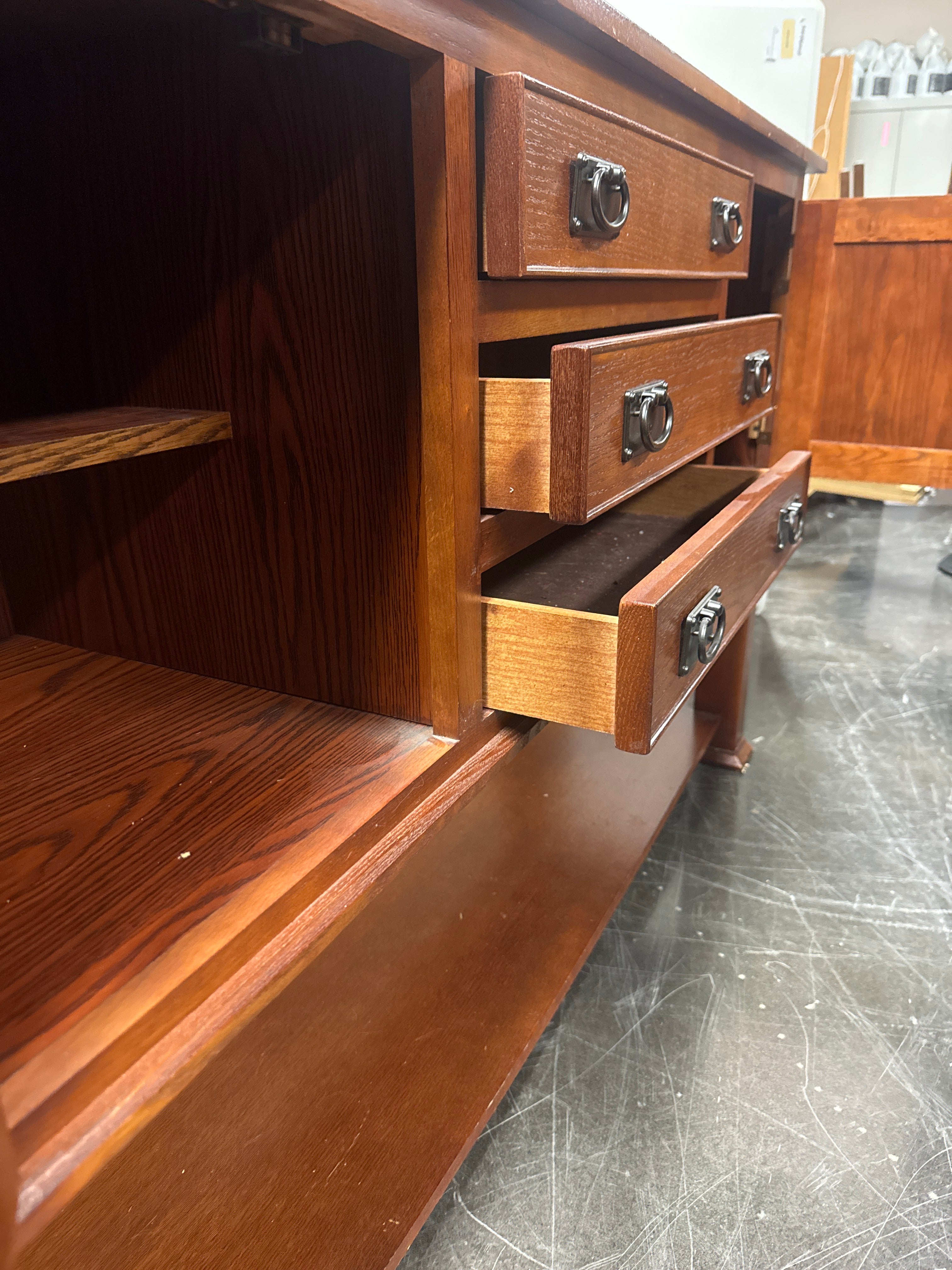 Rustic Hardwood Server