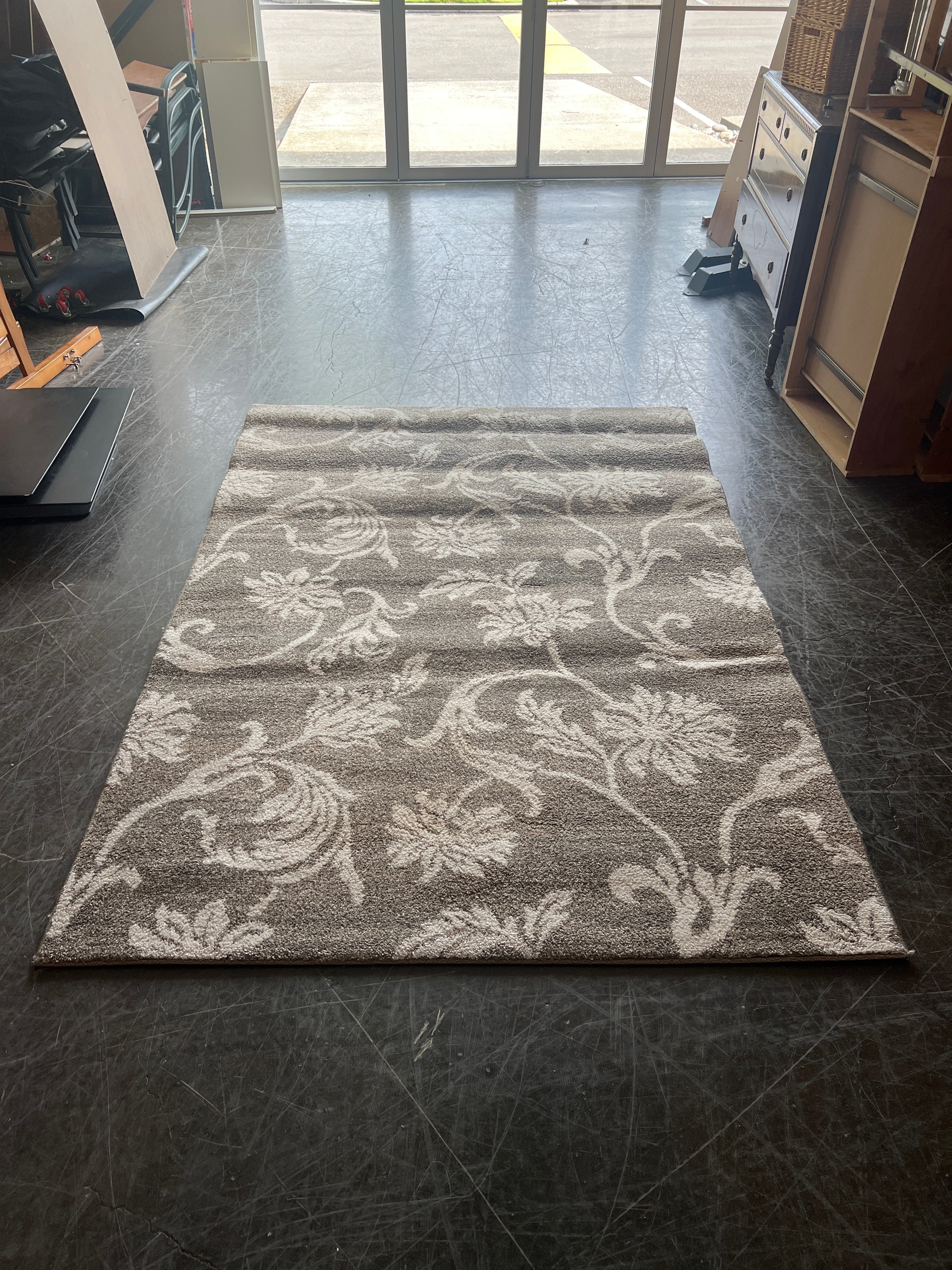 Gray Pattern Rug