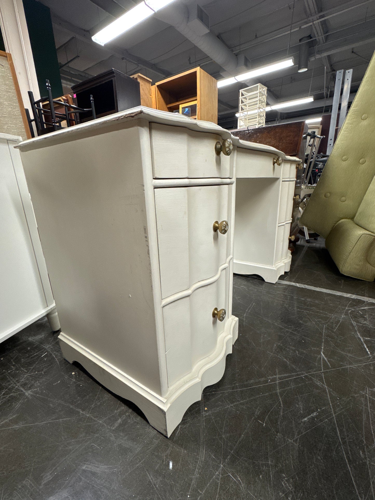 RH Teen "Juliette" French White Vanity Desk