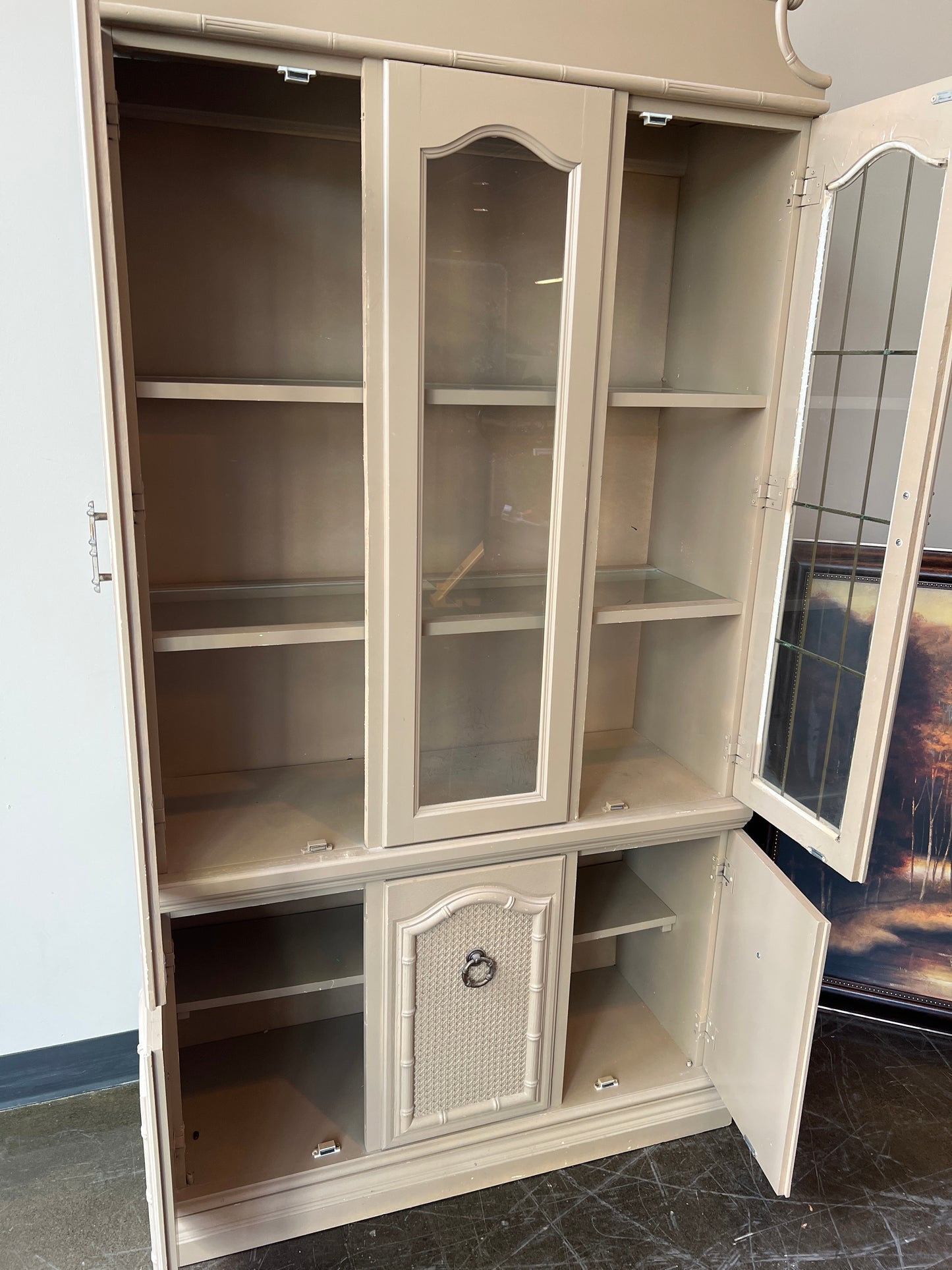 French Gray Hutch