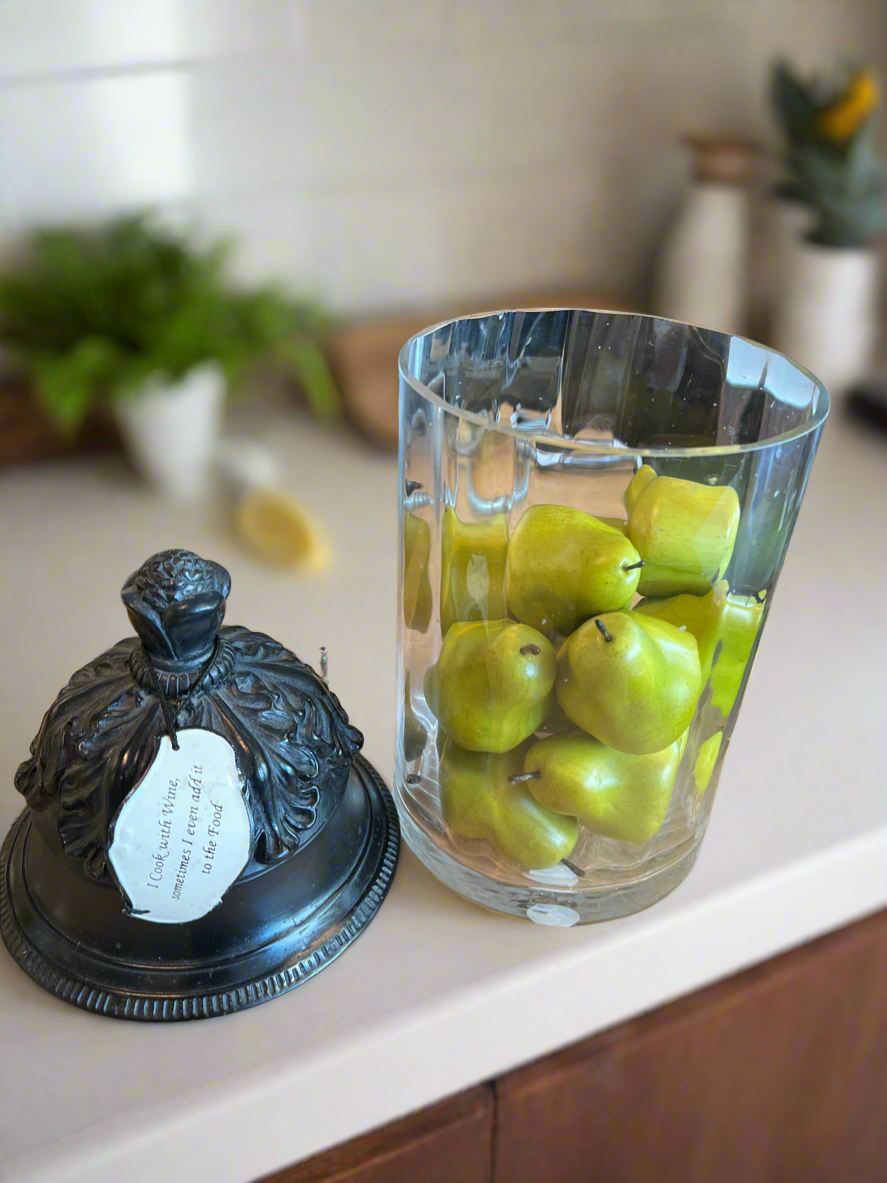 AR Company Tuscan Jar of Artificial Pears