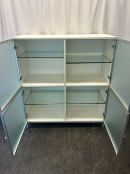 Glass Storage Hutch
