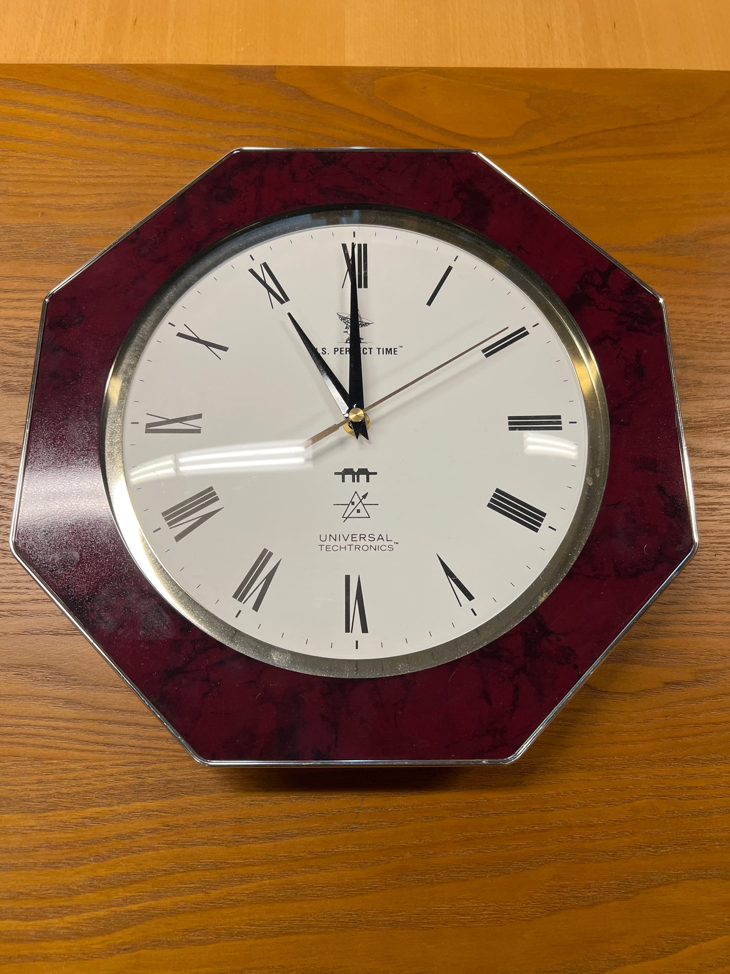 Universal Technologies Octagon Wall Clock