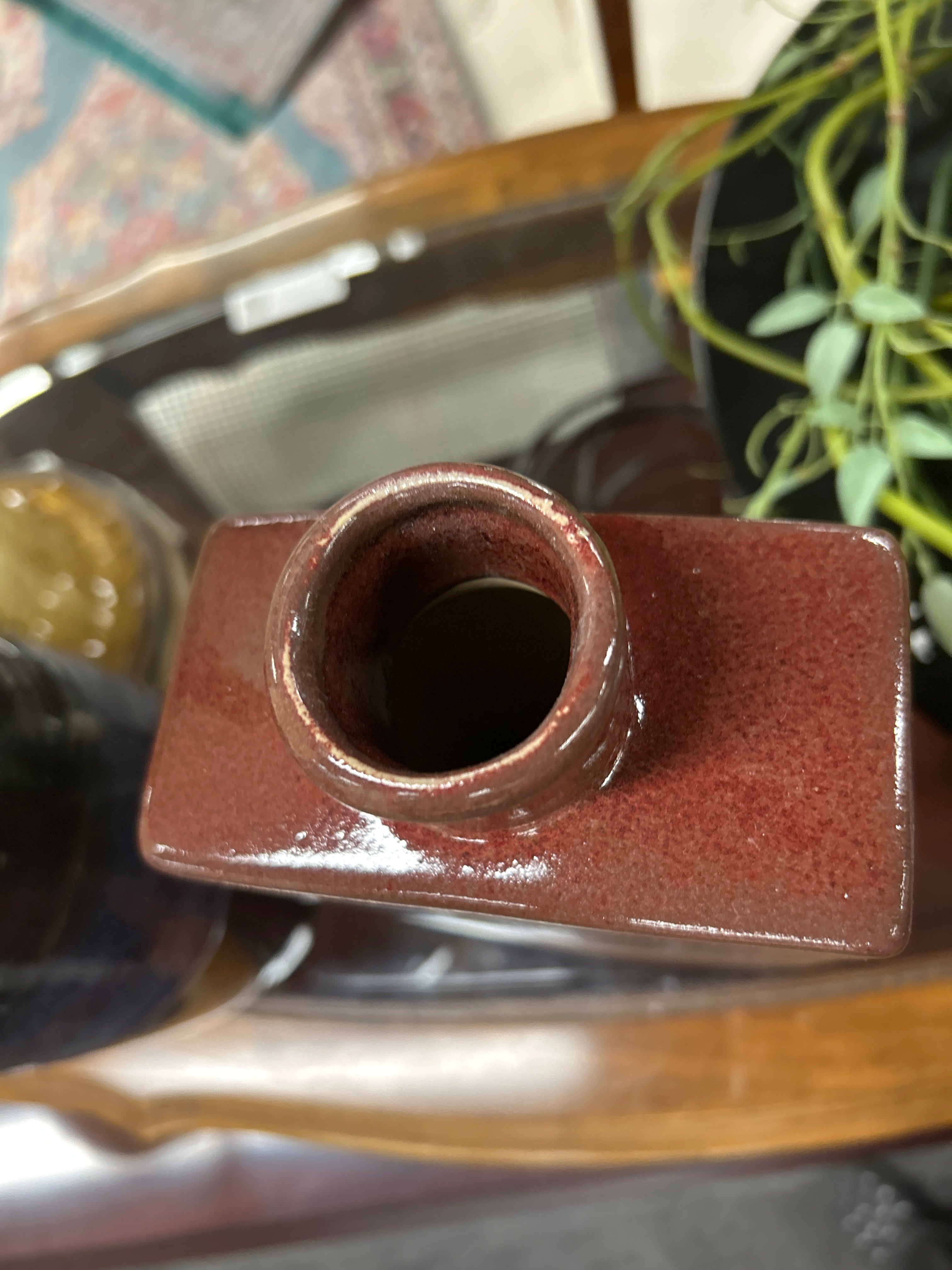 Rust and Brown Two tone Vase