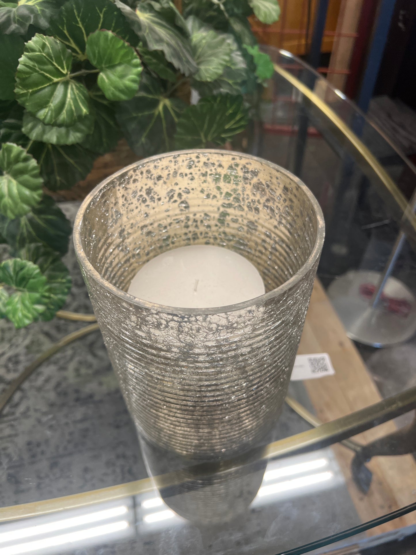 Glass Candle Holder