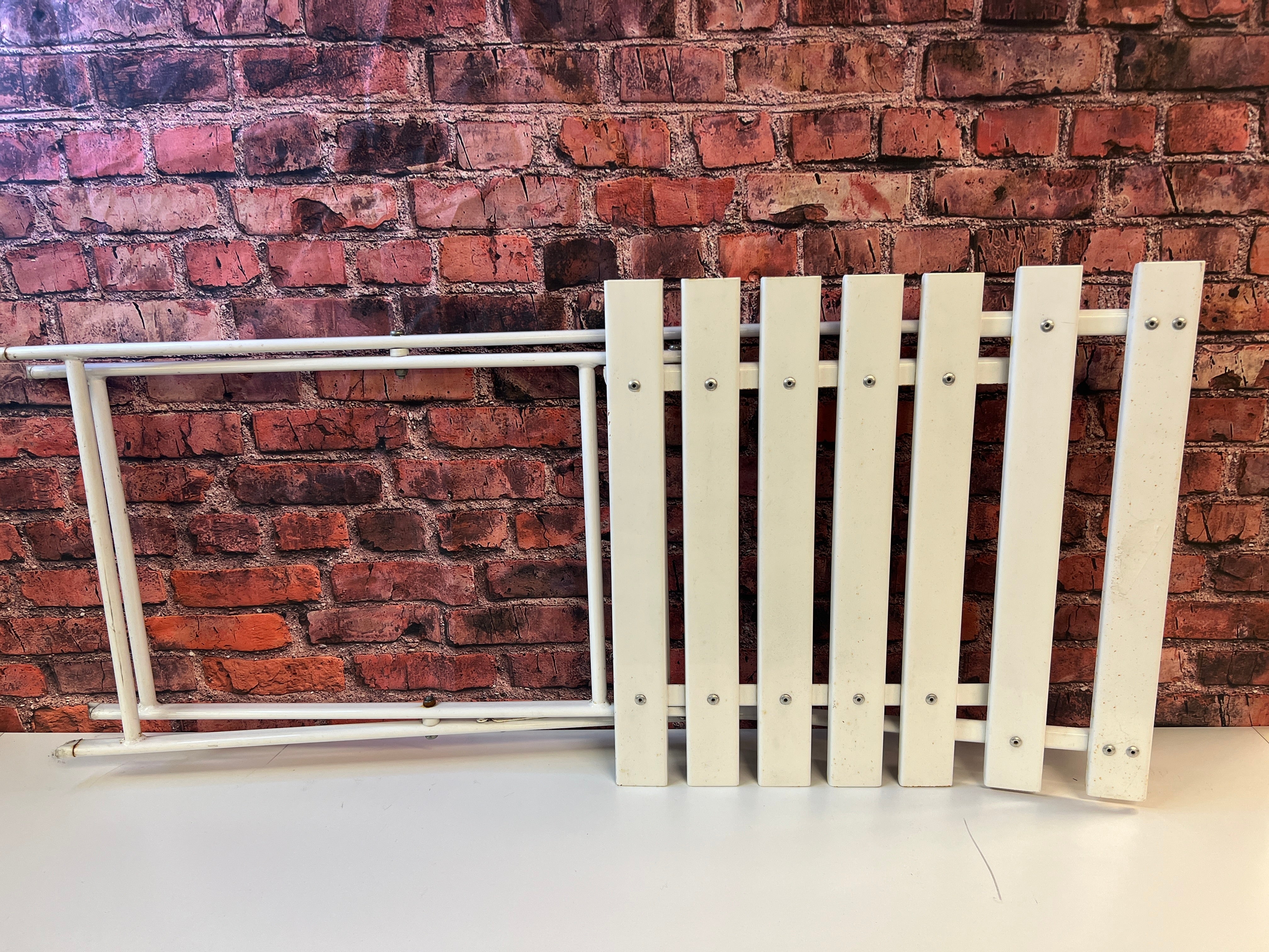 White Ikea Folding Bistro Chair