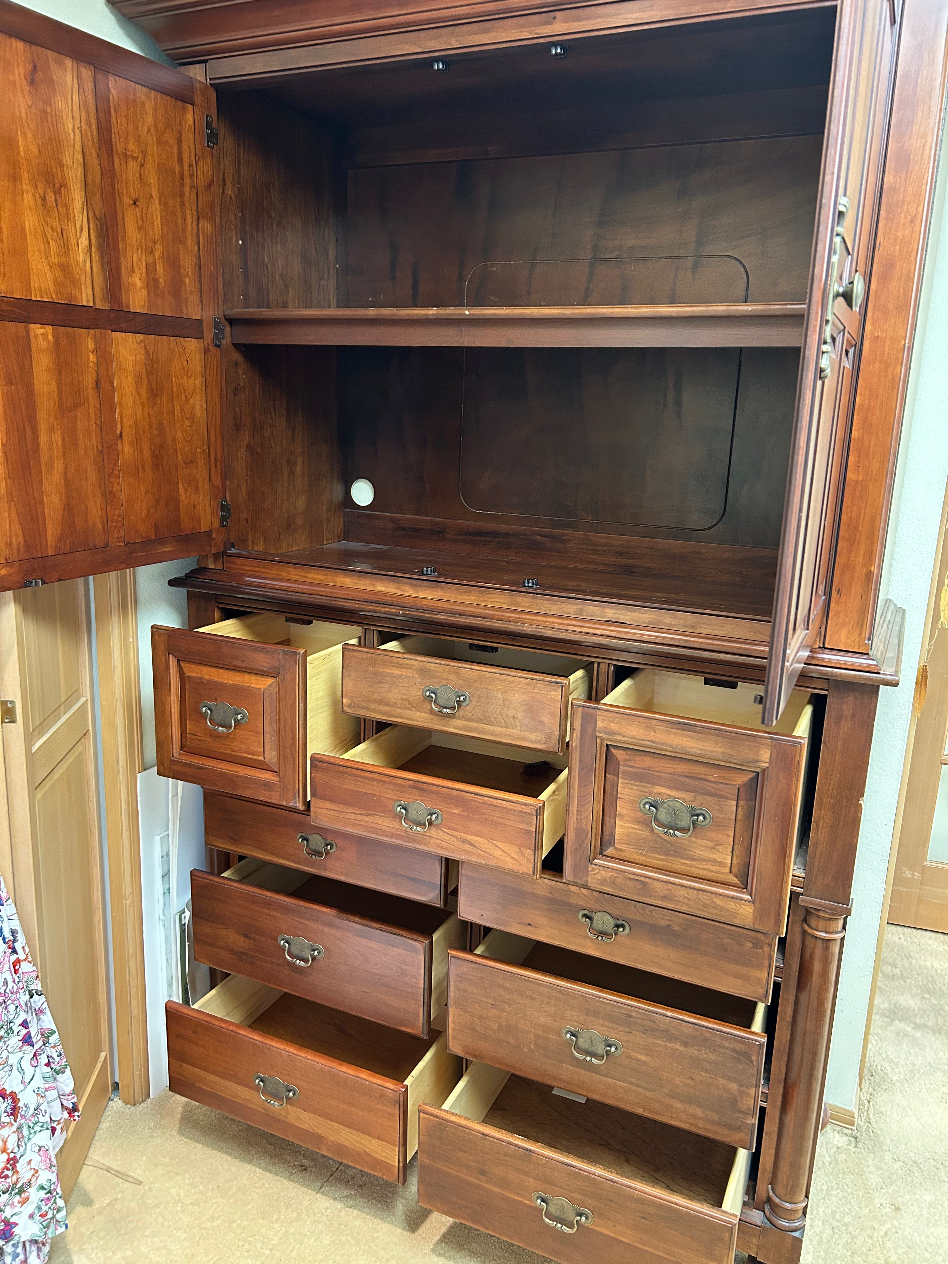 Large Mission Style Wood Armiore