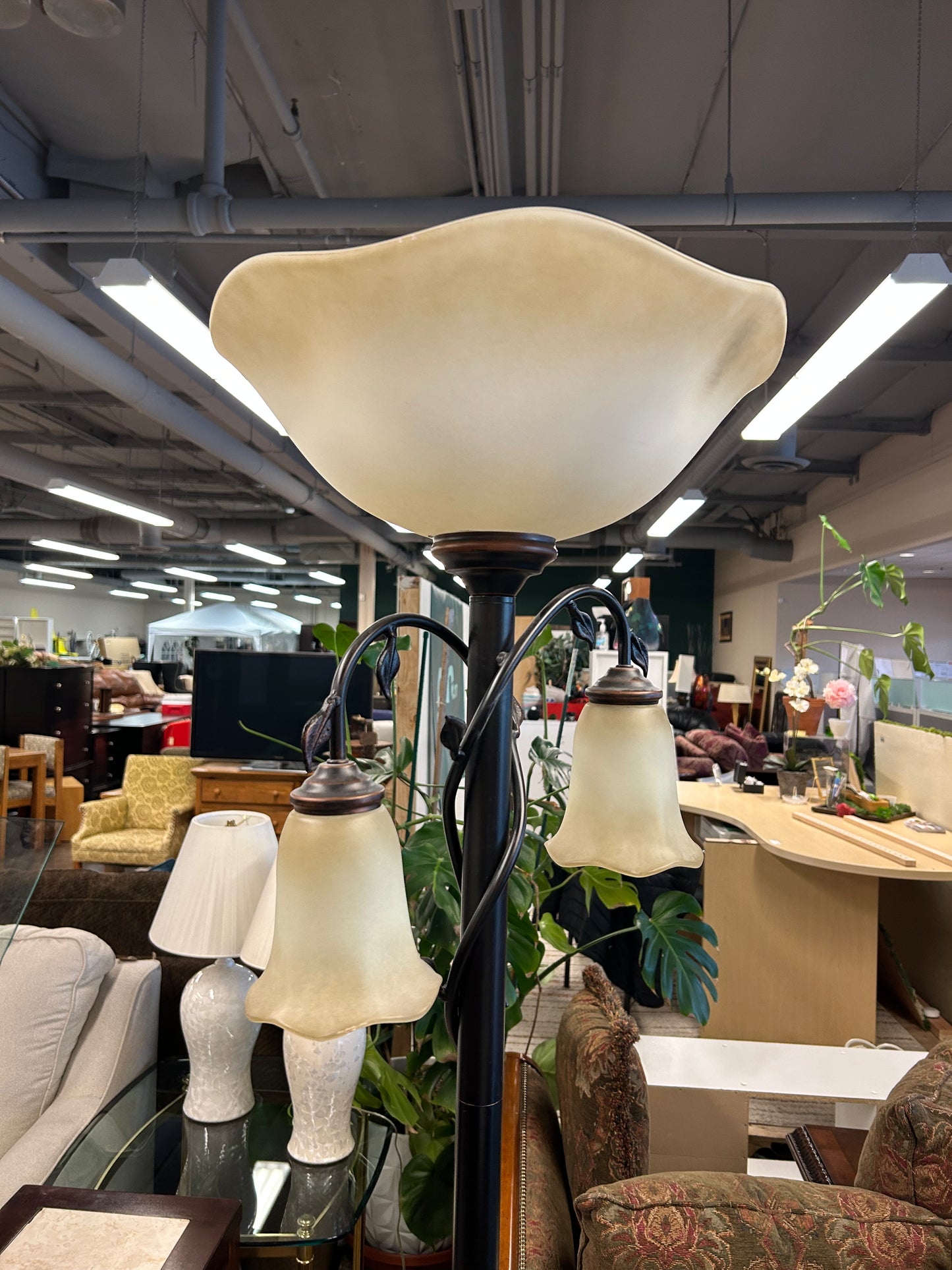 Heavy Ornate Traditonal Floor lamp