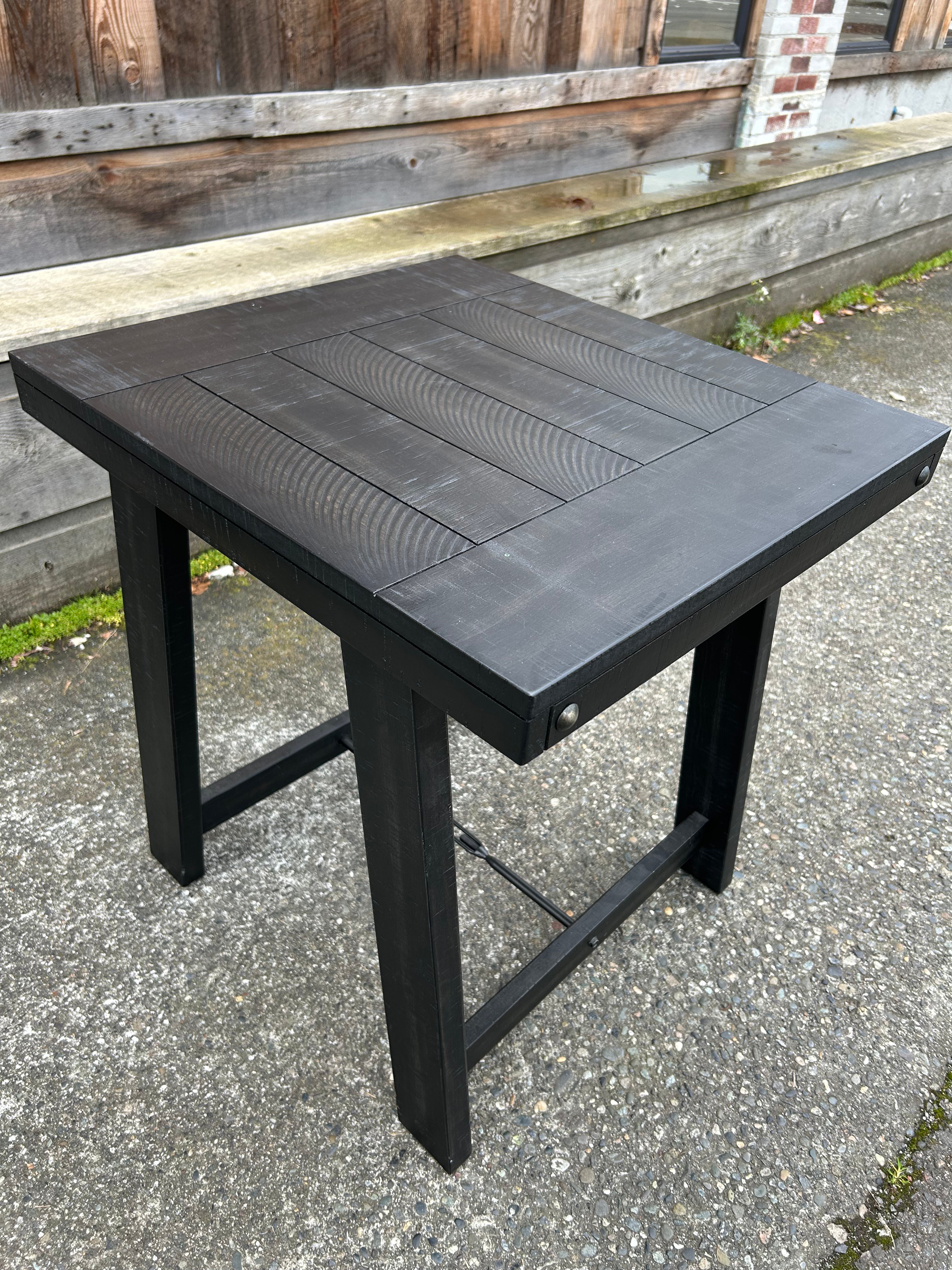 Small Side Table Black
