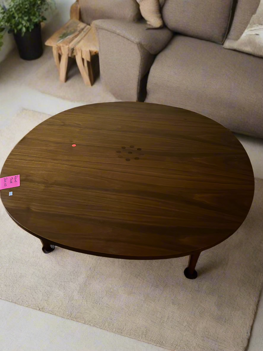 Large MCM Round Coffee Table