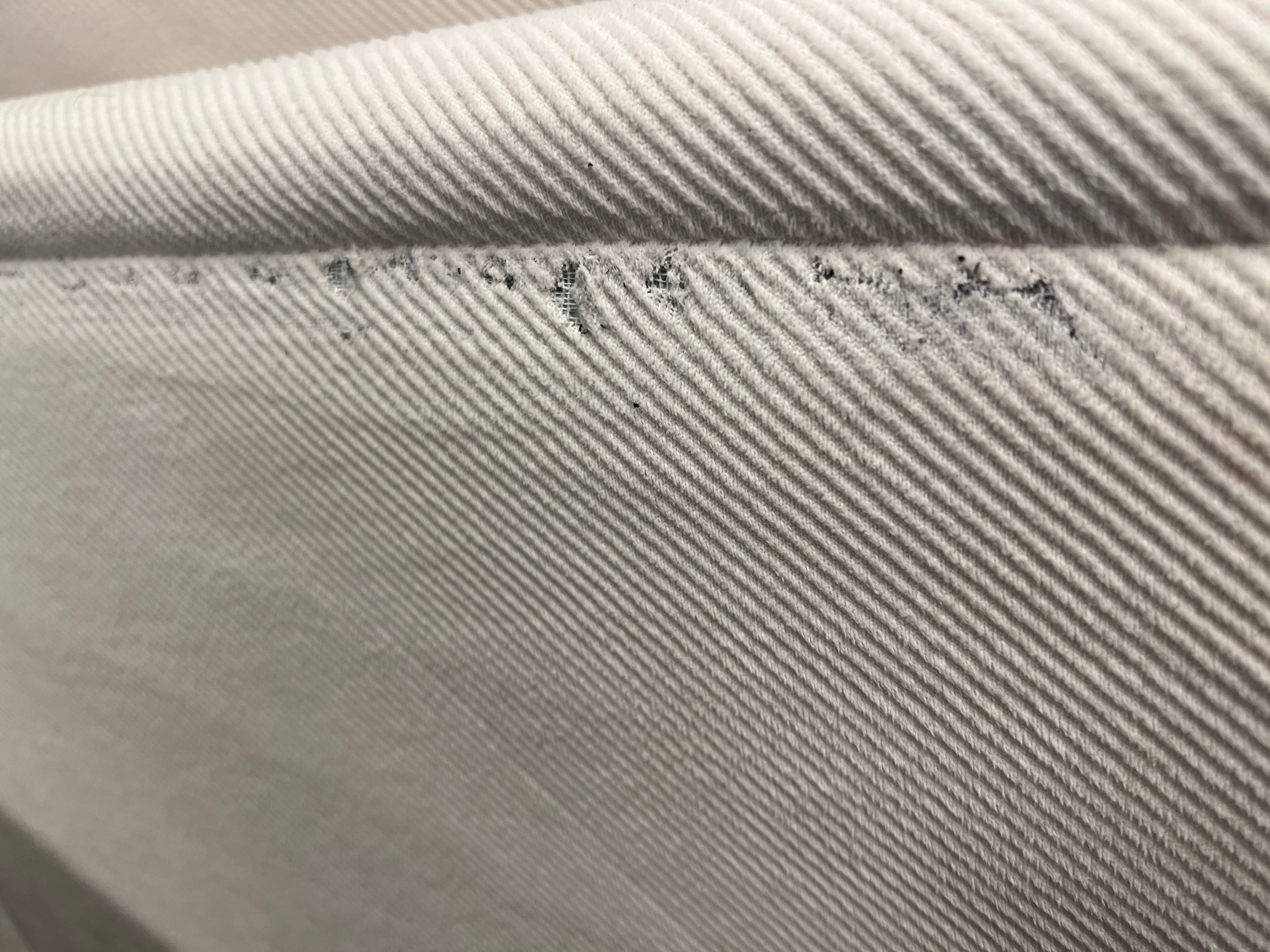 Cream Brushed Corduroy Couch