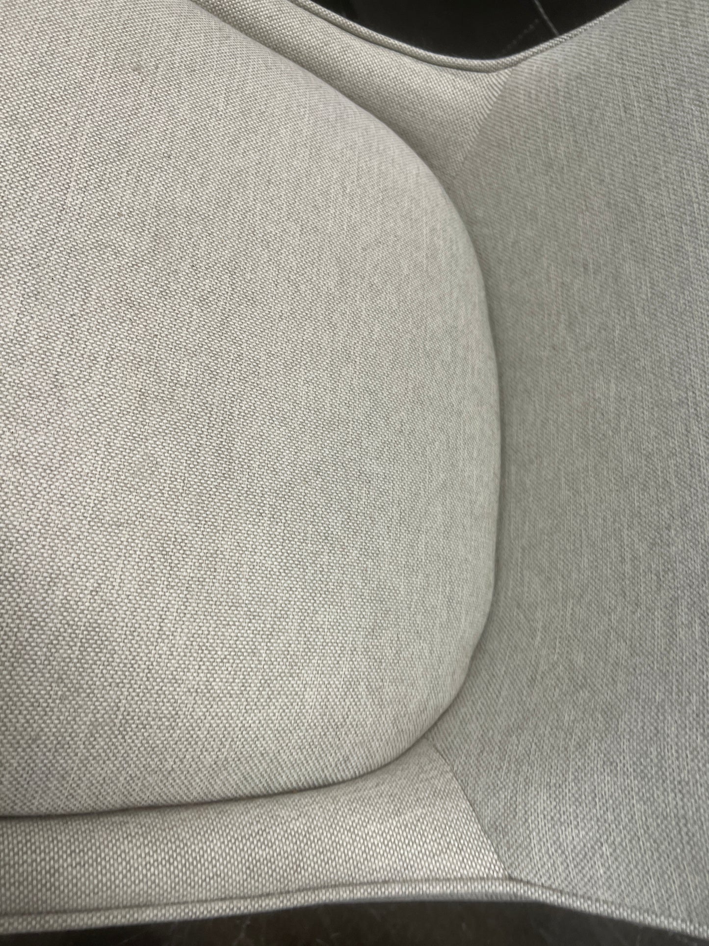 Elegant Beige Cloth Dining Chair from World Market Set of Two