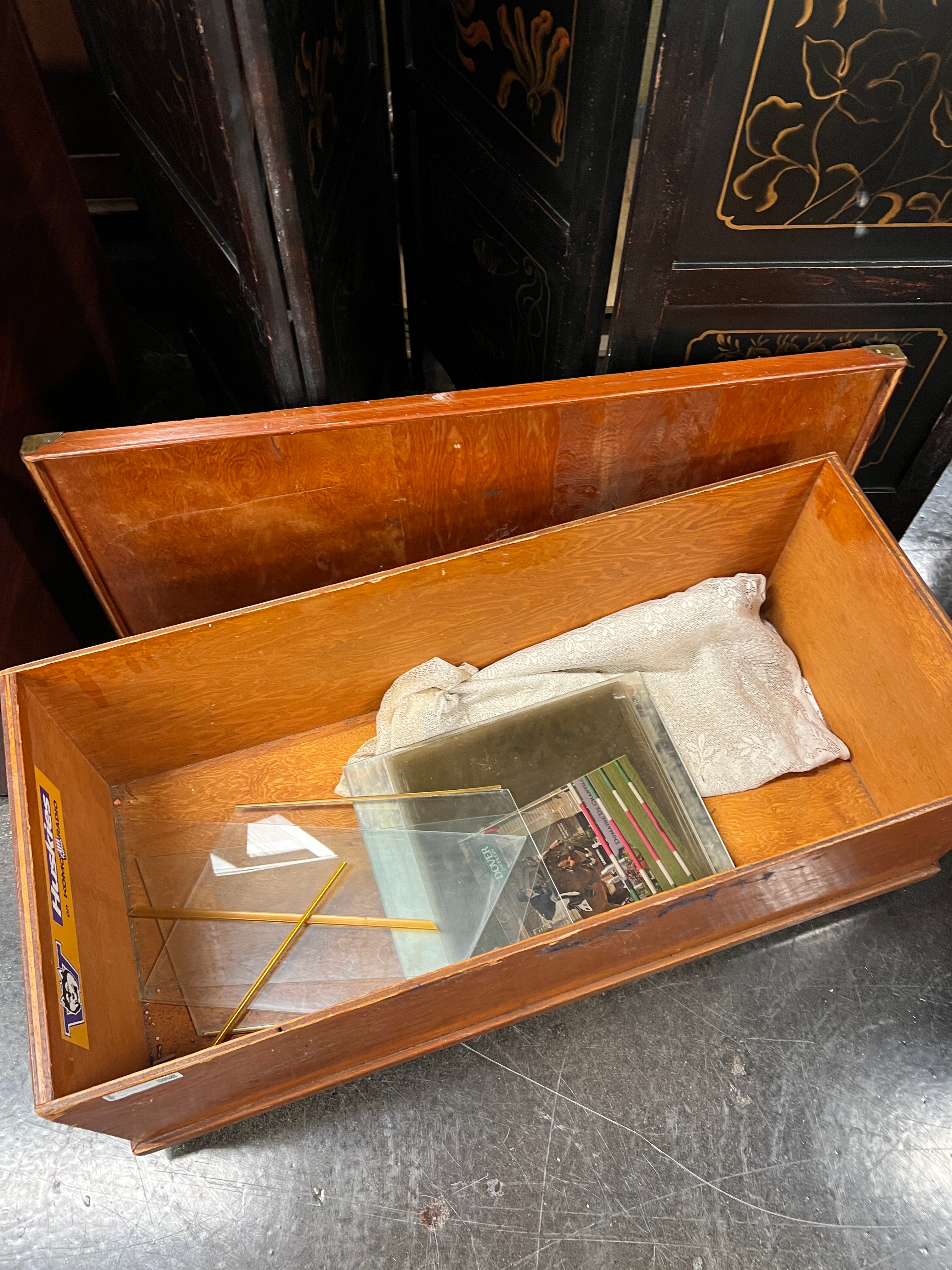 Carmel Brown Wood Trunk