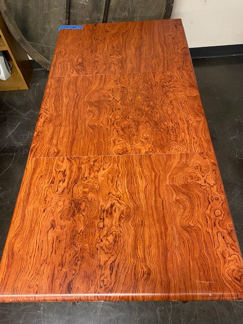 Dark Wood Folding Table with Simple Design
