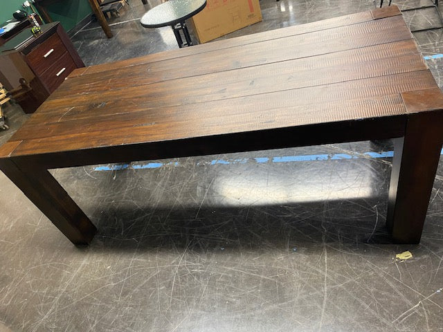 World Market - Rustic Dark Wood Coffee Table