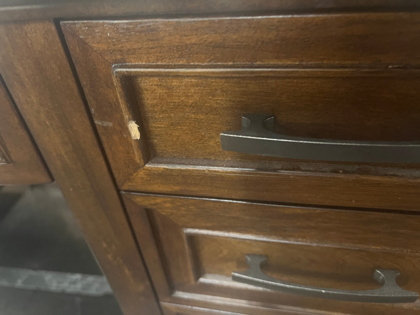 Office Executive Desk w/ Power Strip