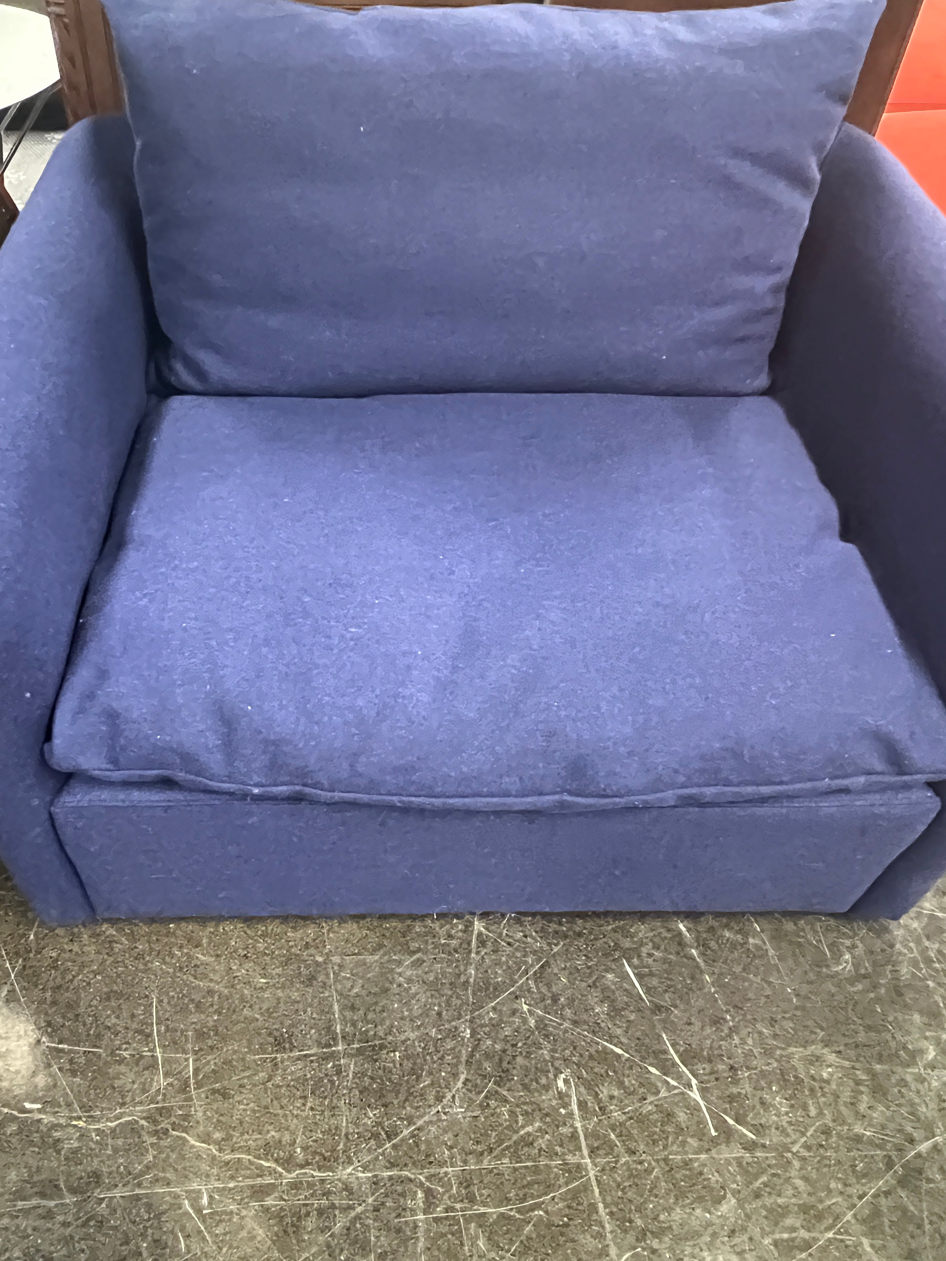 Capsule Home Cameron Lounge Chair - Blue
