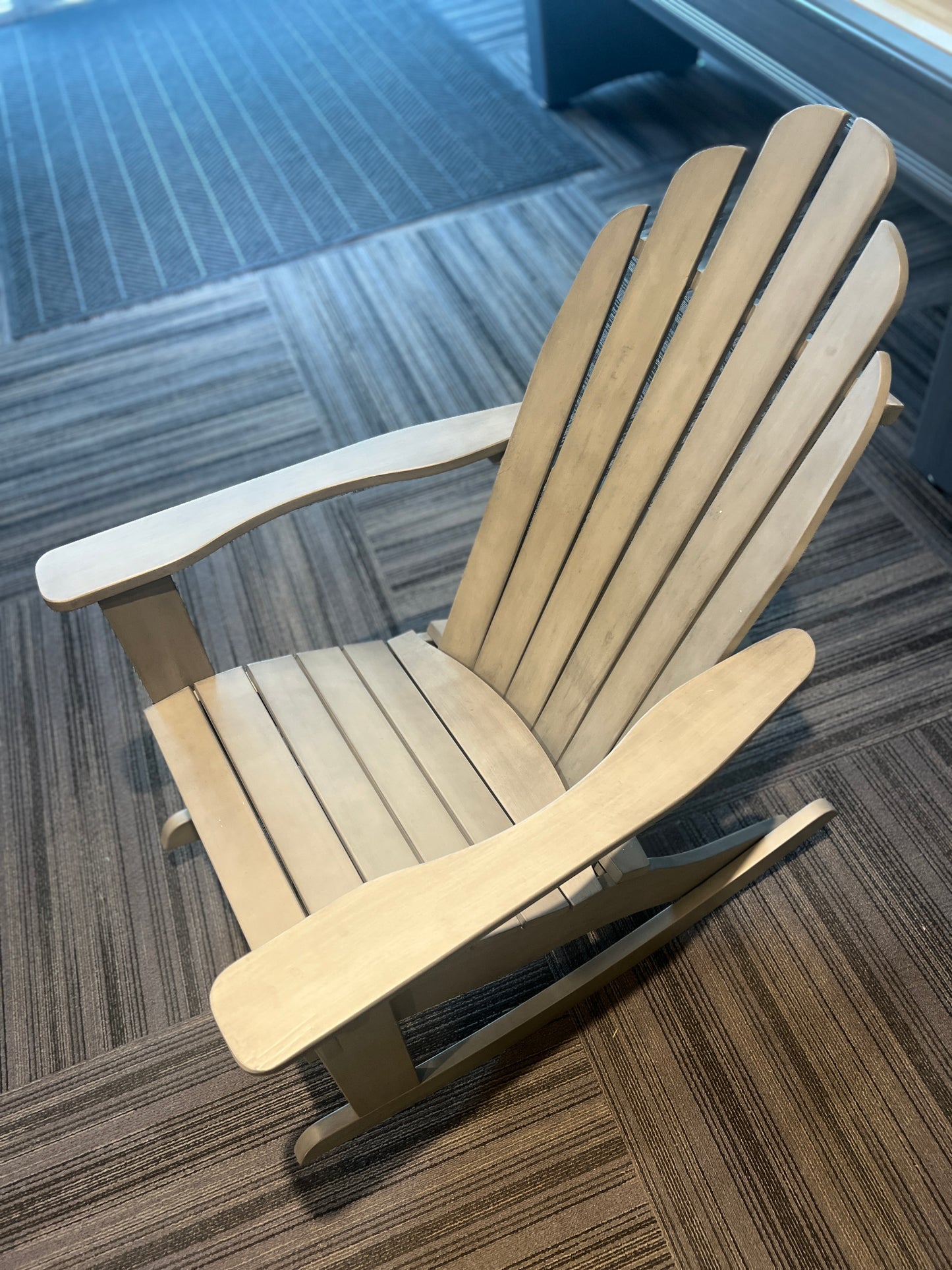 World Market Grey Adirondack Chair Rocking Chair