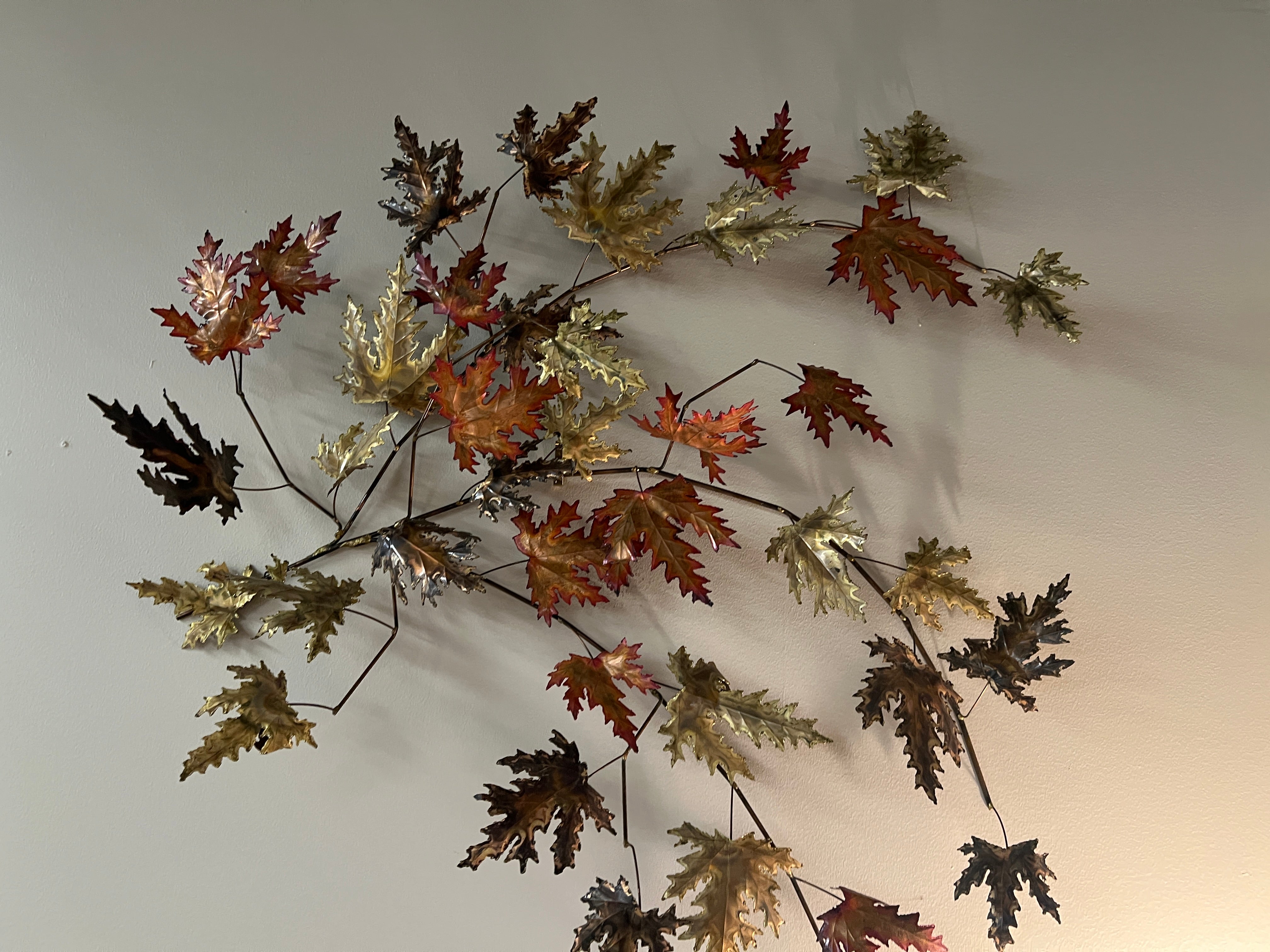 Metal Leaf Art By Artrist Ray Griffin