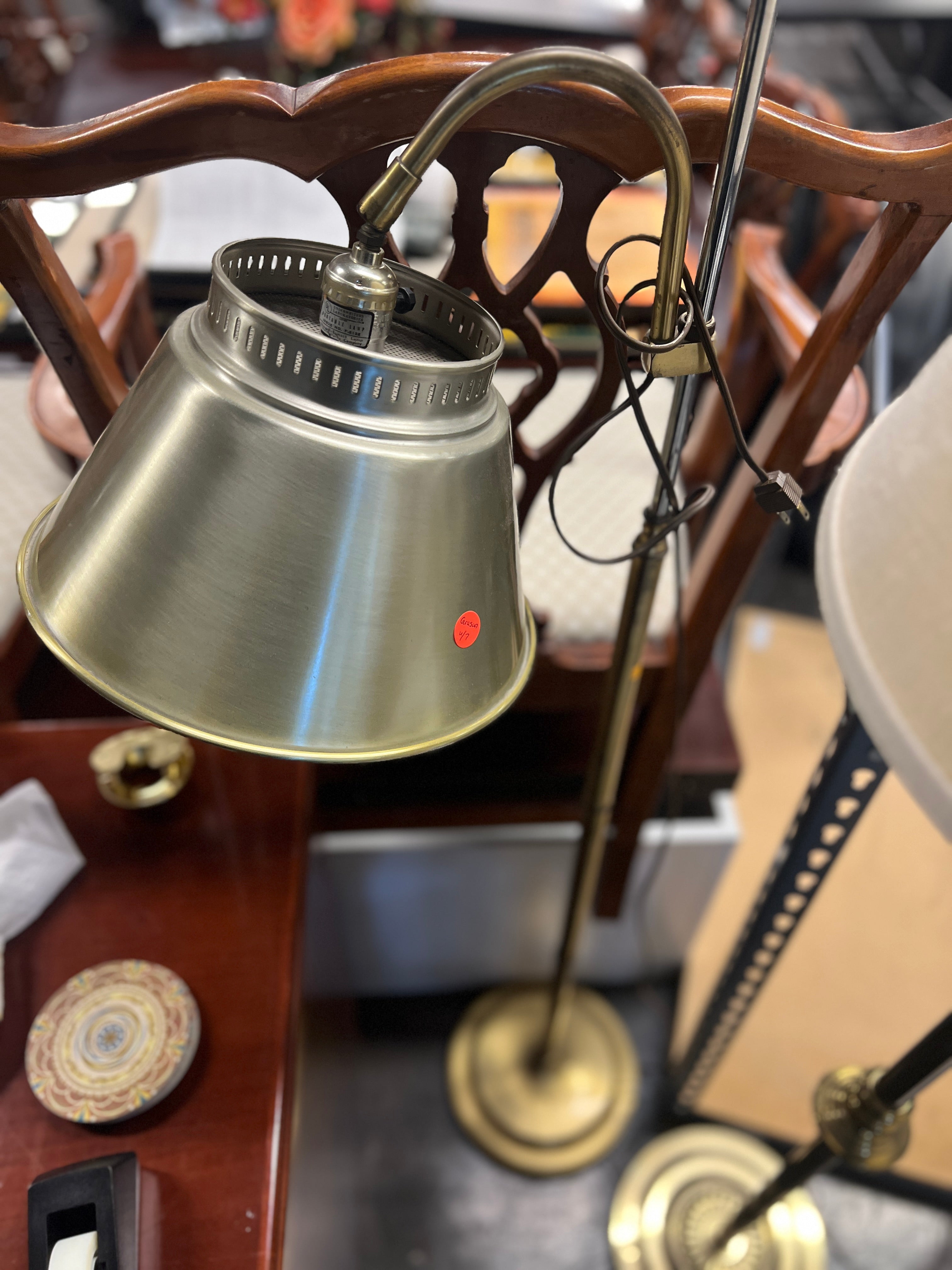 Champagne finish Floor Lamp