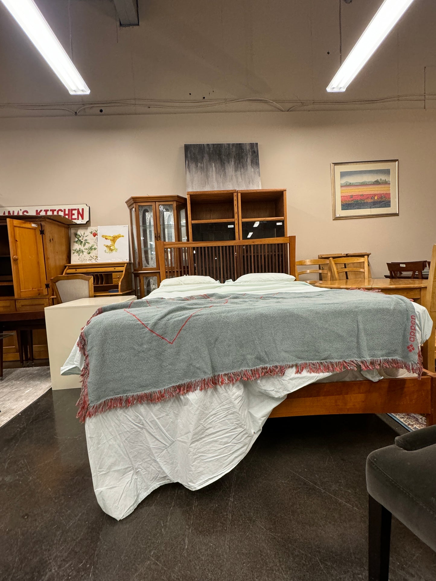 MCM Style Full Bed Set