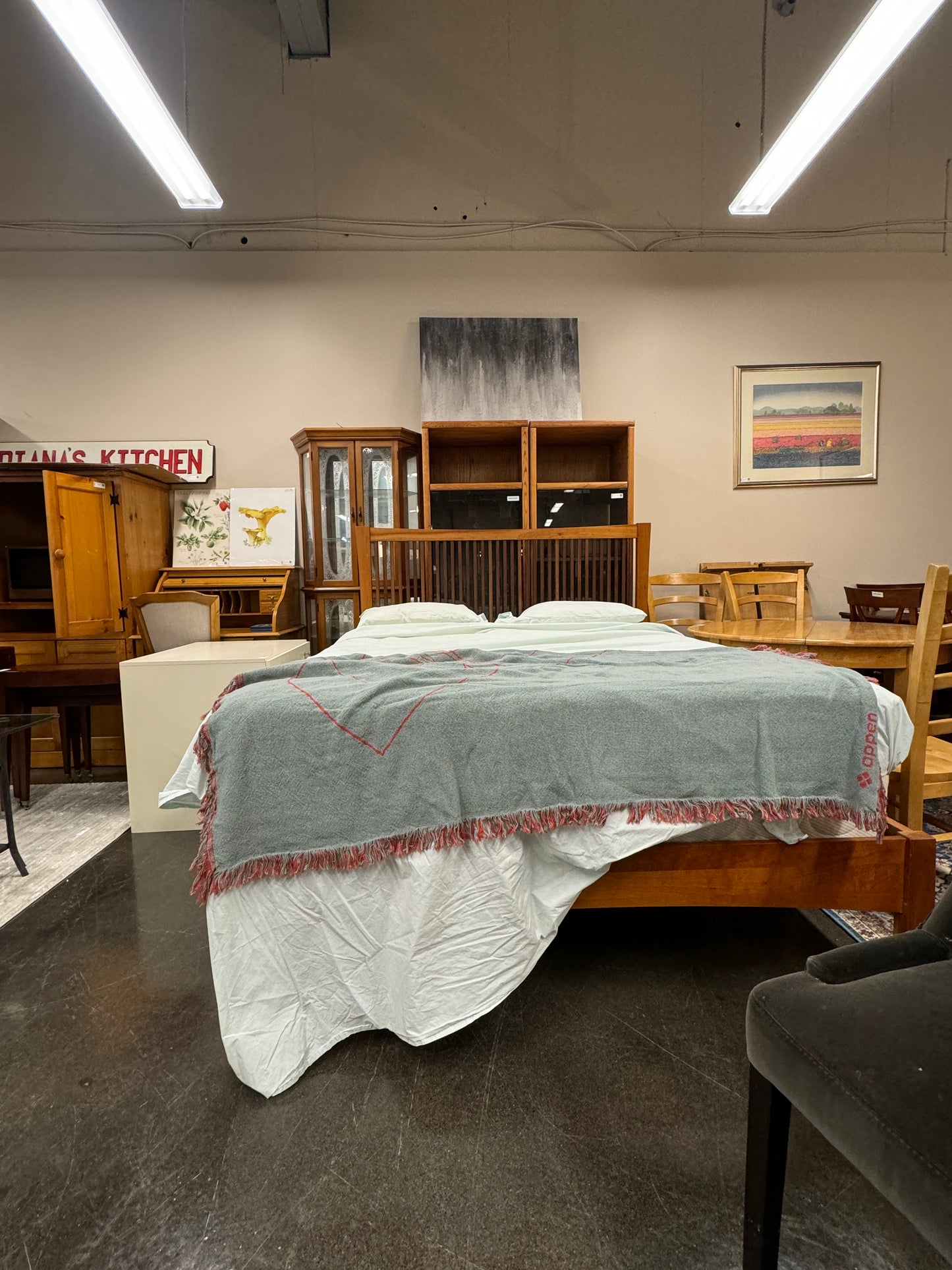 MCM Style Full Bed Set