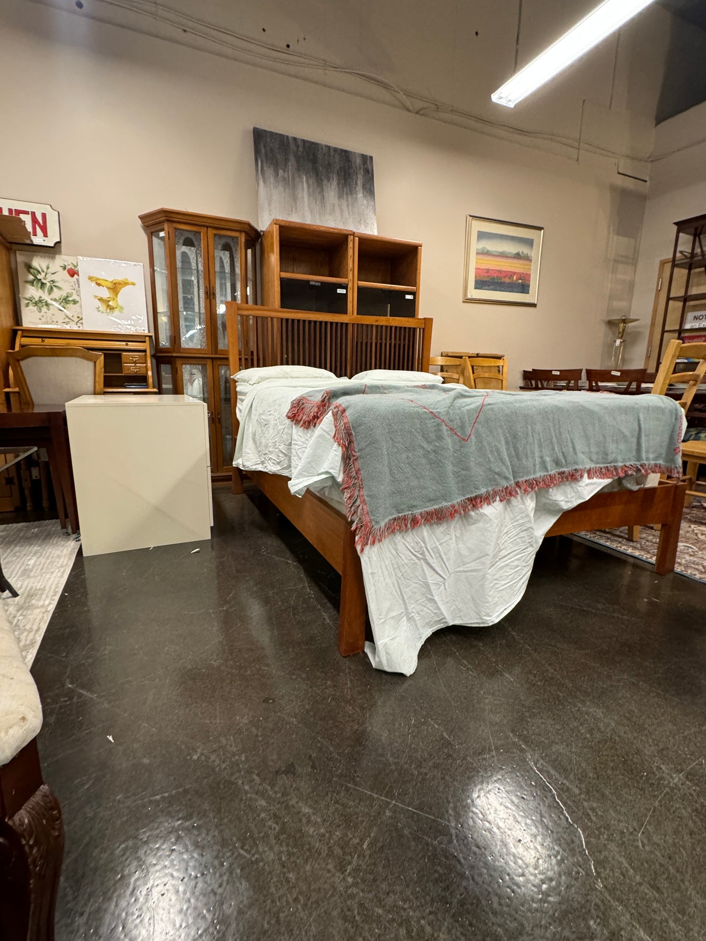 MCM Style Full Bed Set