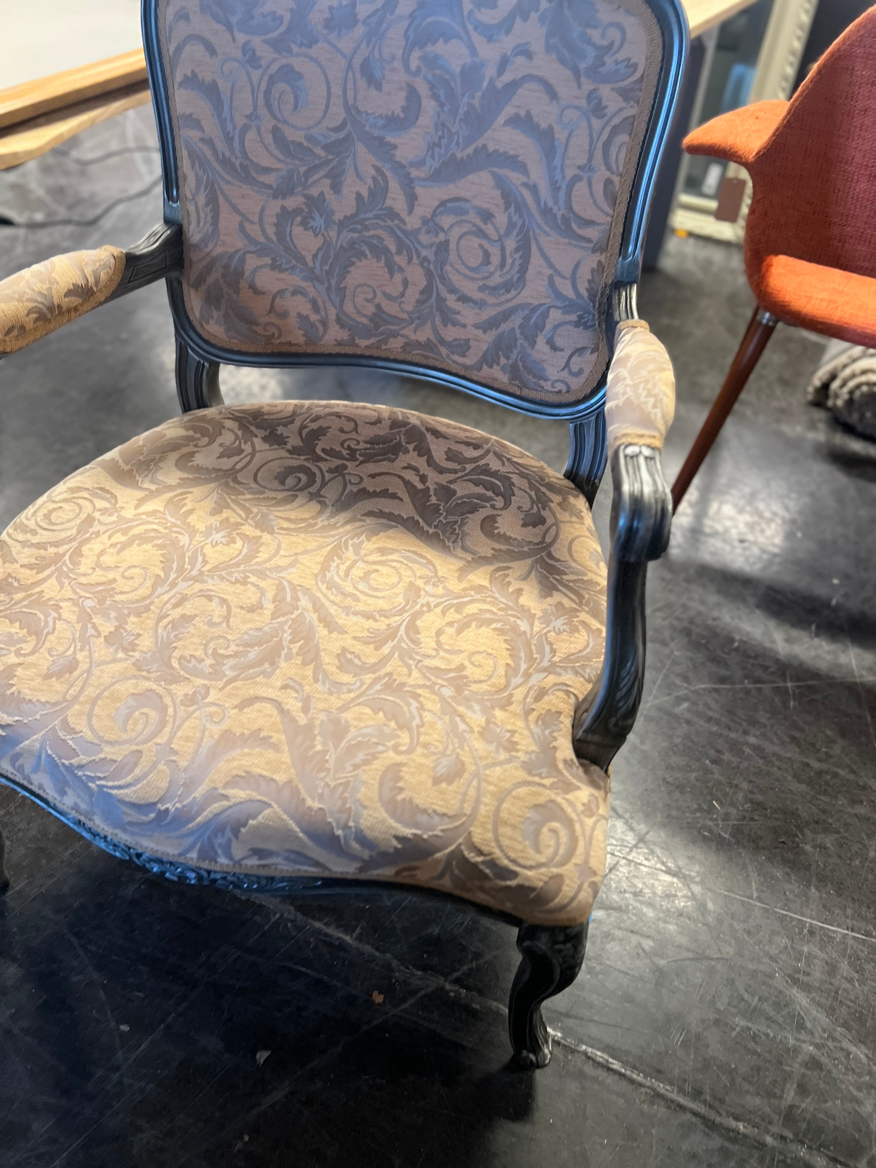 Hollywood Regency Style Accent Chair