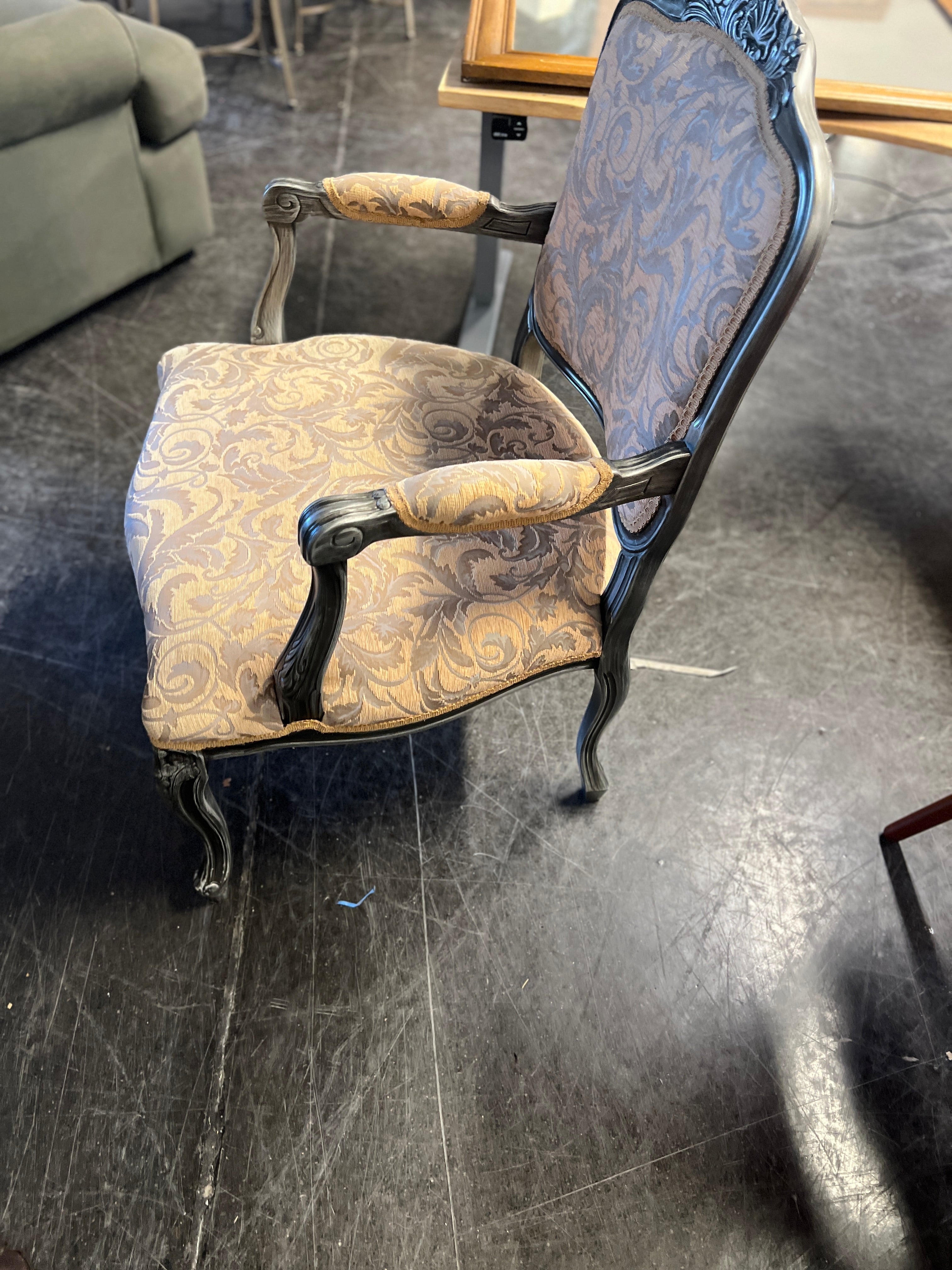 Hollywood Regency Style Accent Chair