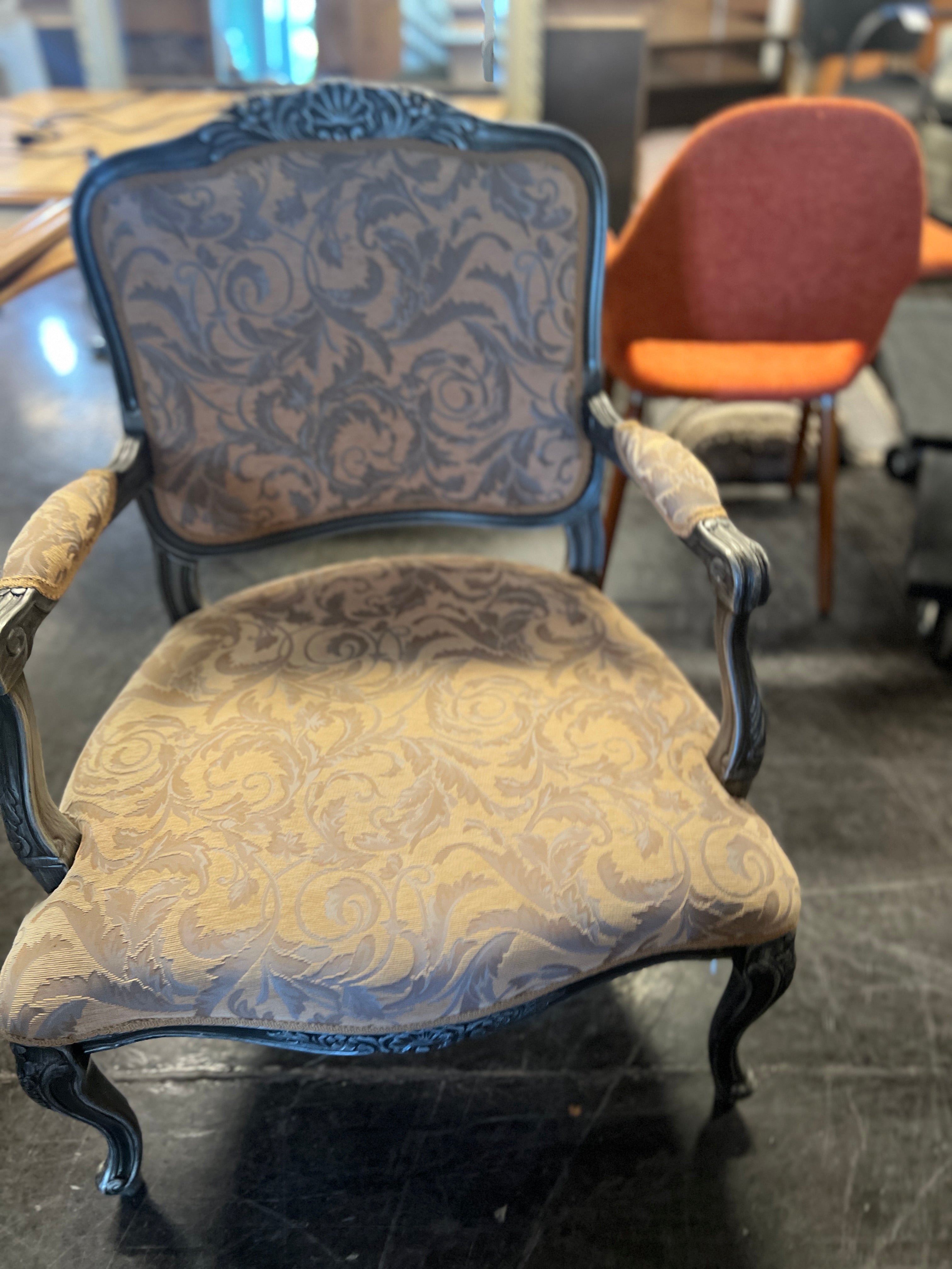 Hollywood Regency Style Accent Chair