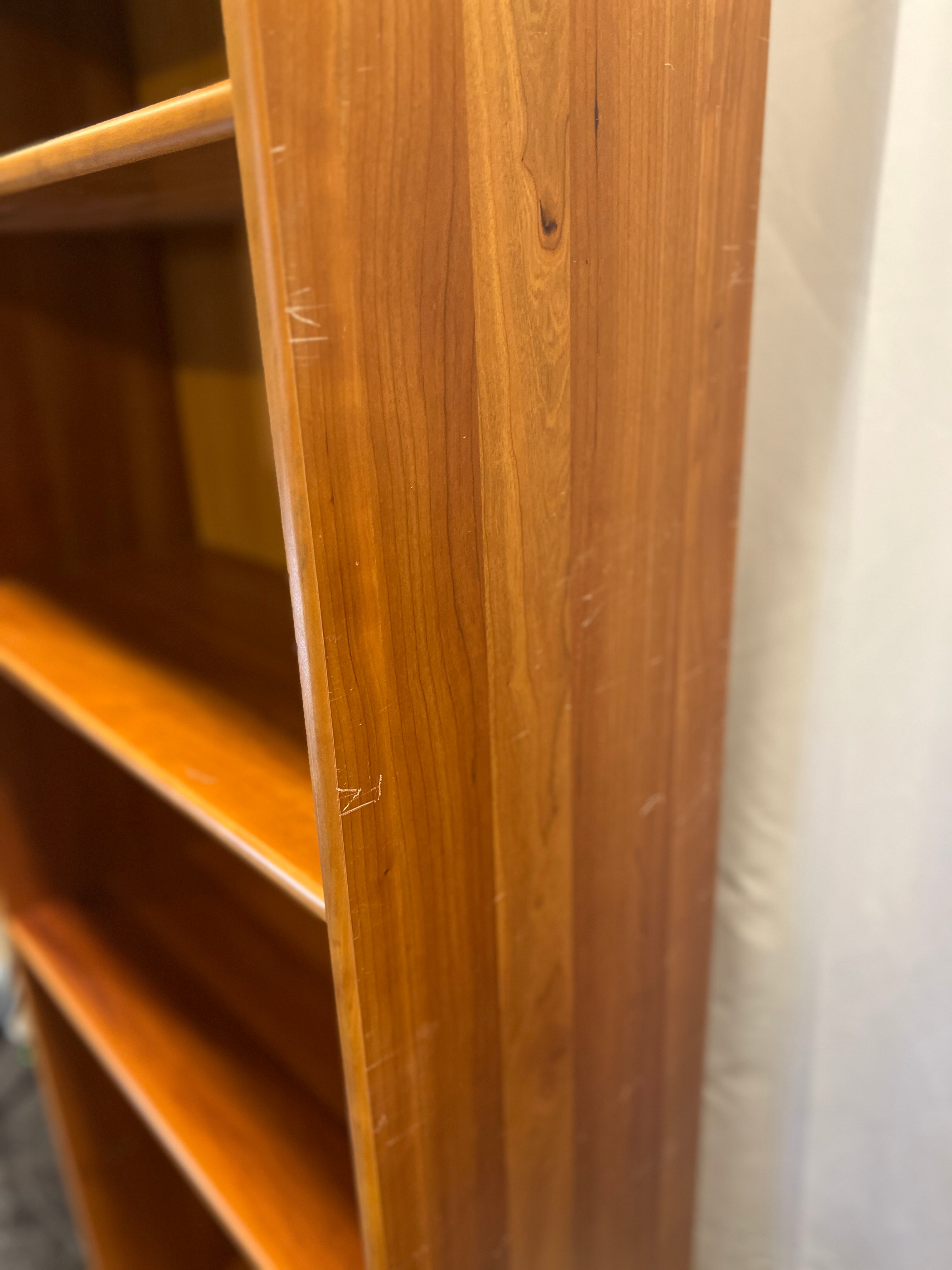6 Shelf Wood Bookcase