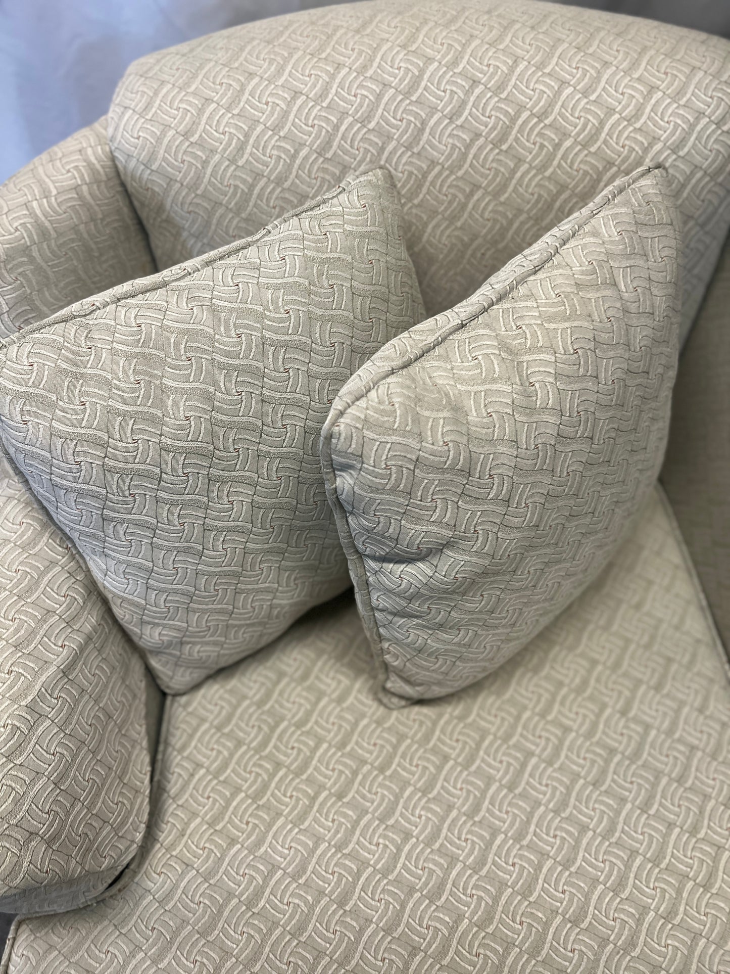 Silver Swivel Accent Chair