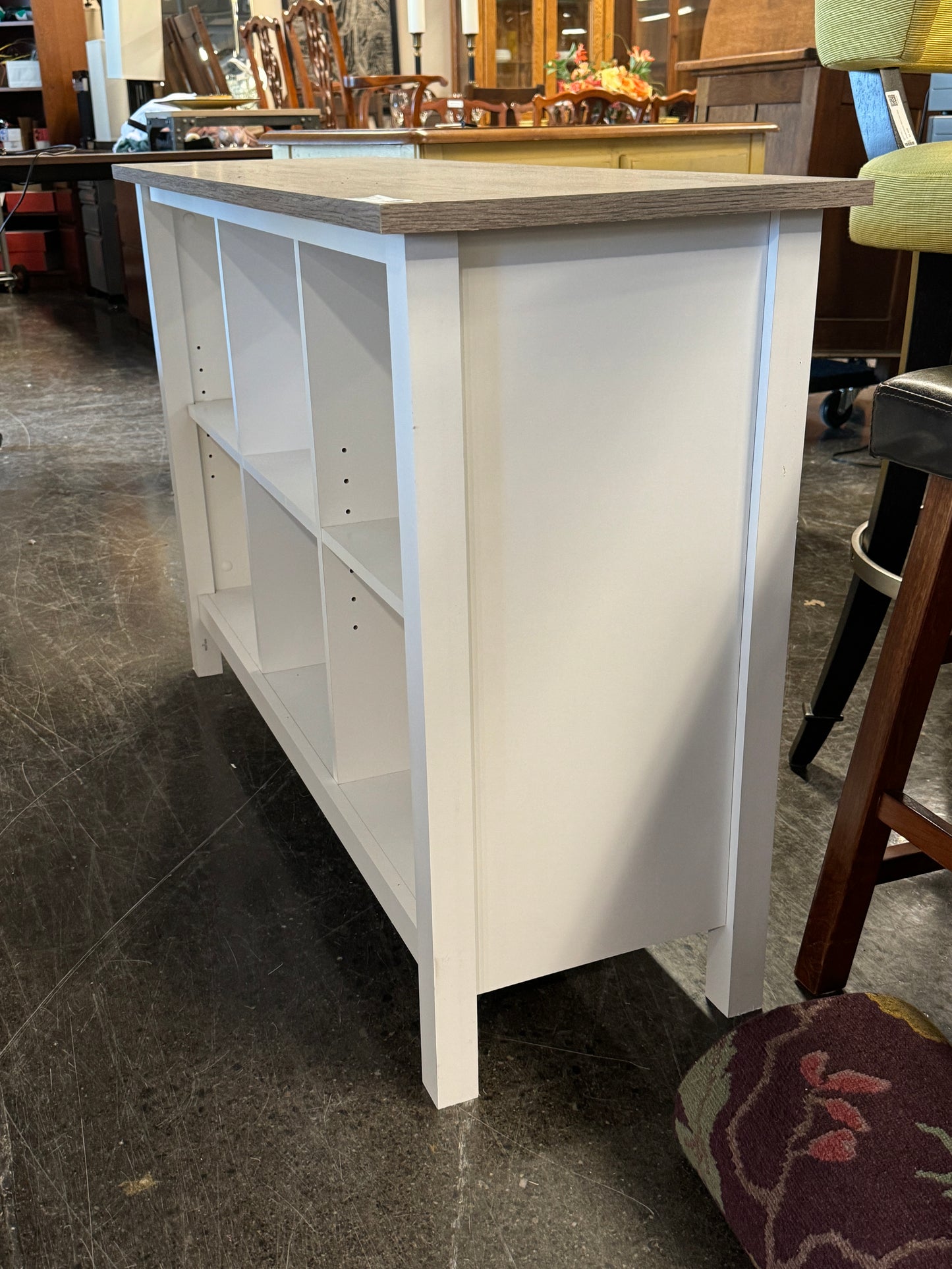 Entry Console With 6 Cubby