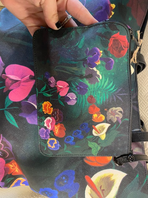 Rare 2015 Marc Jacobs Disney Laughing Flower Large Twin Flat Pouch