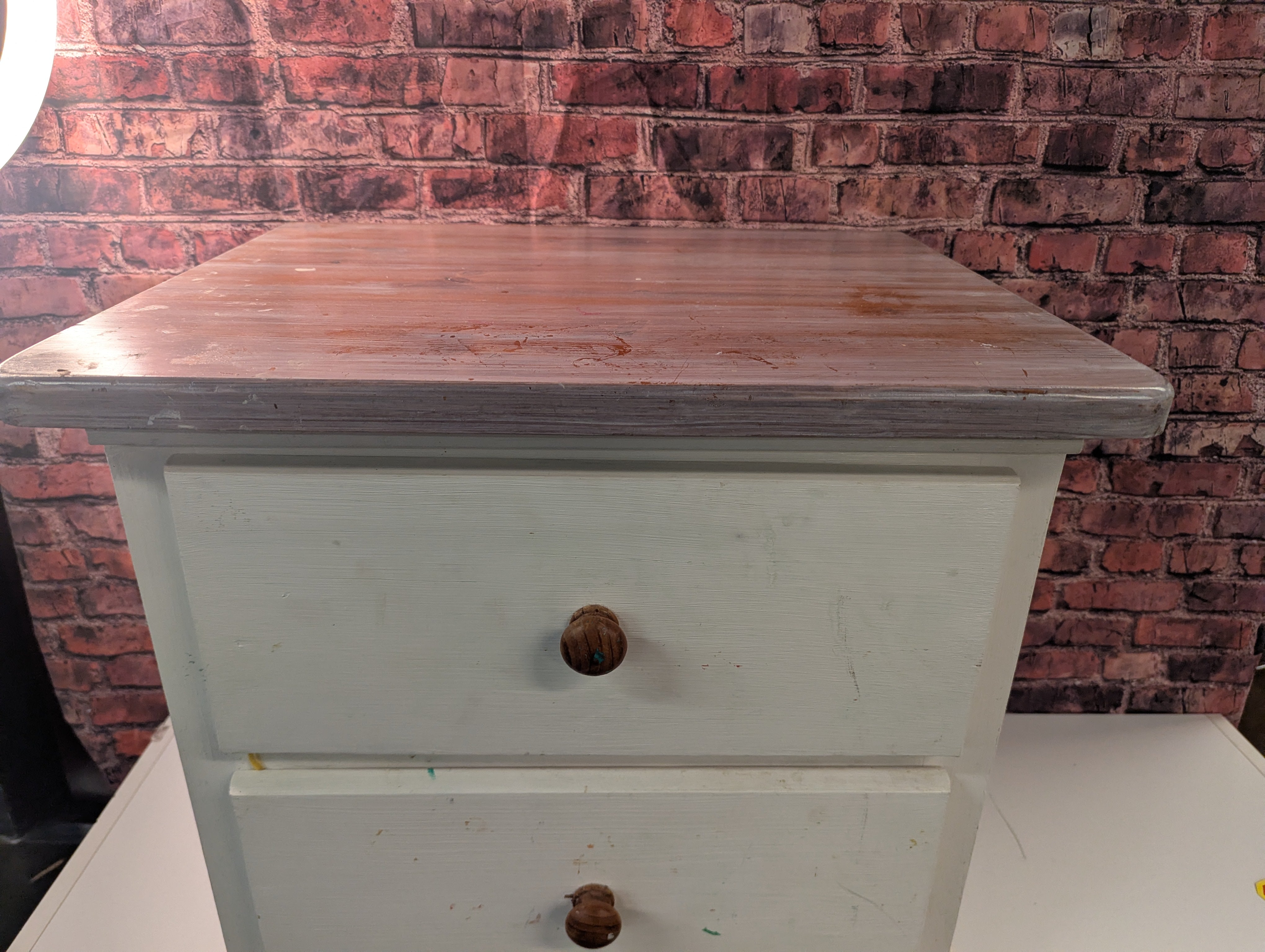 White Washed Night Stand
