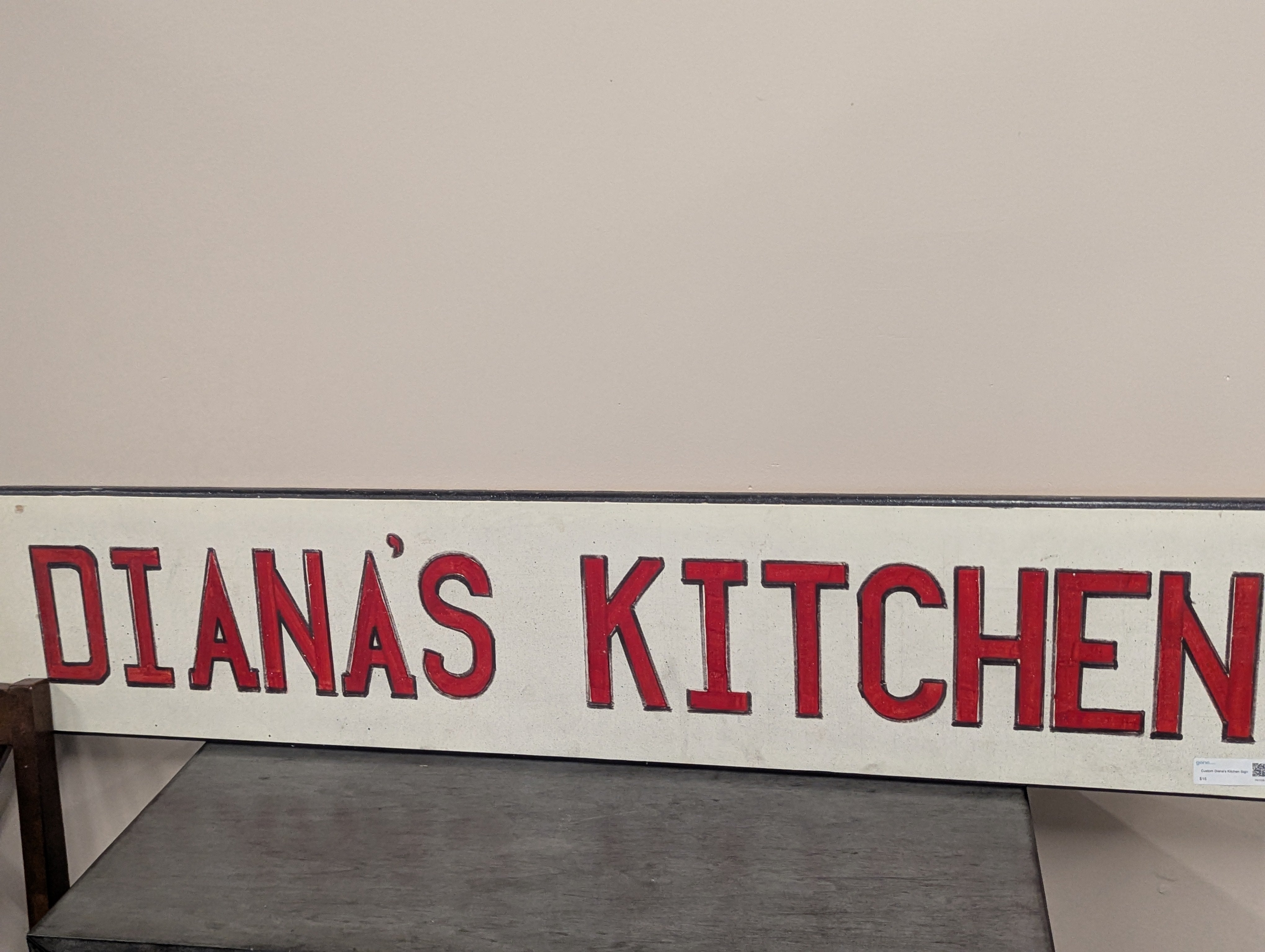 Custom Diana's Kitchen Sign