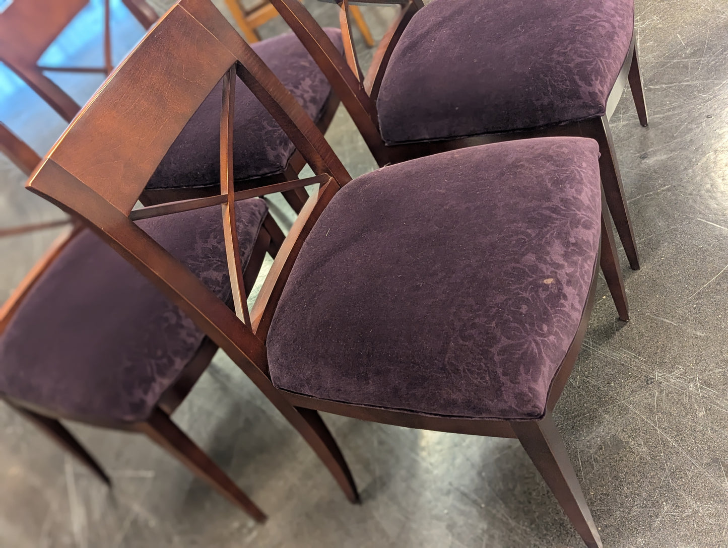 SET OF 4 Baker Upholstered Chairs